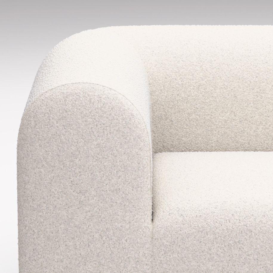 3-Personen-Sofa pralropolstert