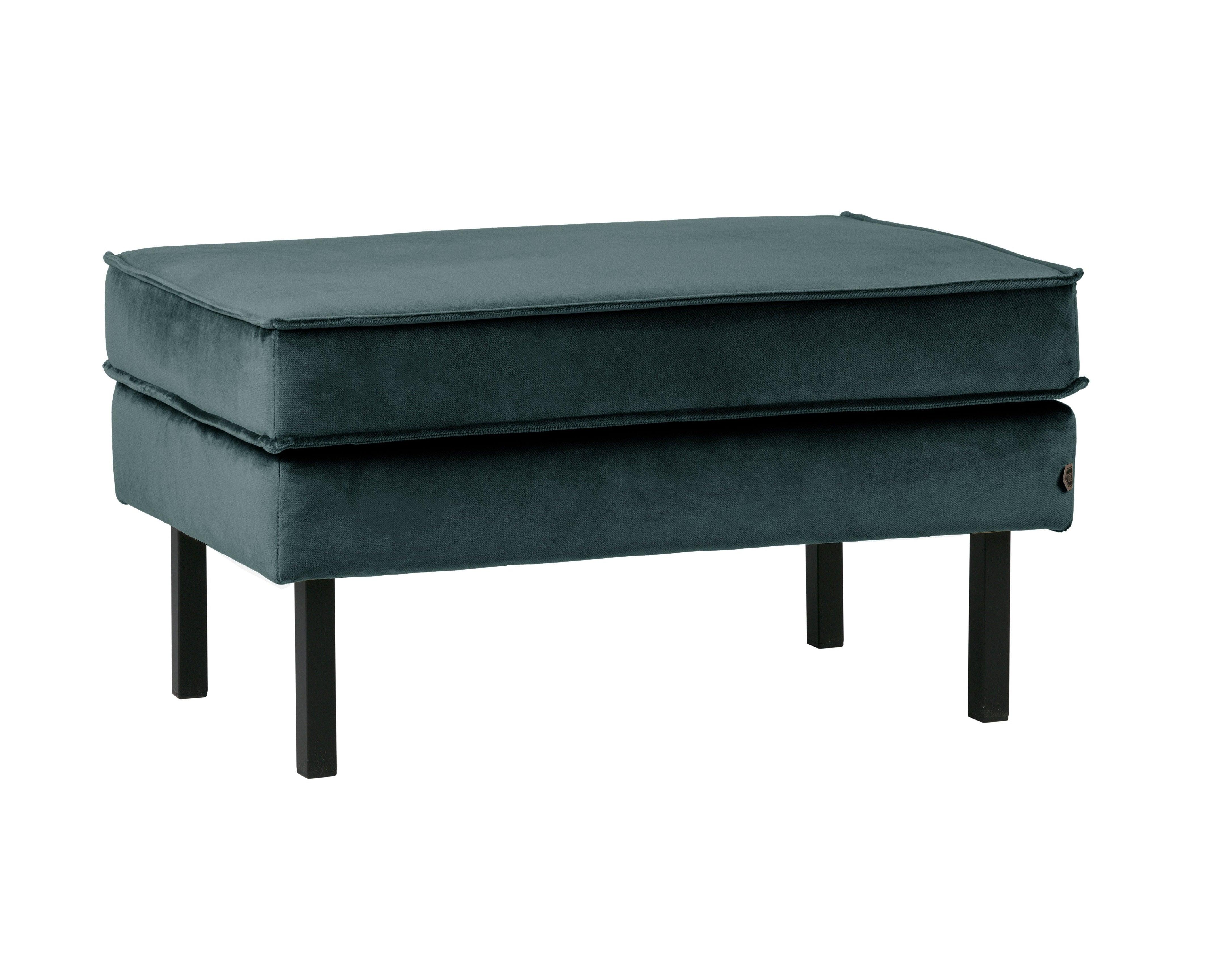 Podnóżek aksamitny RODEO morski Be Pure Eye on Design