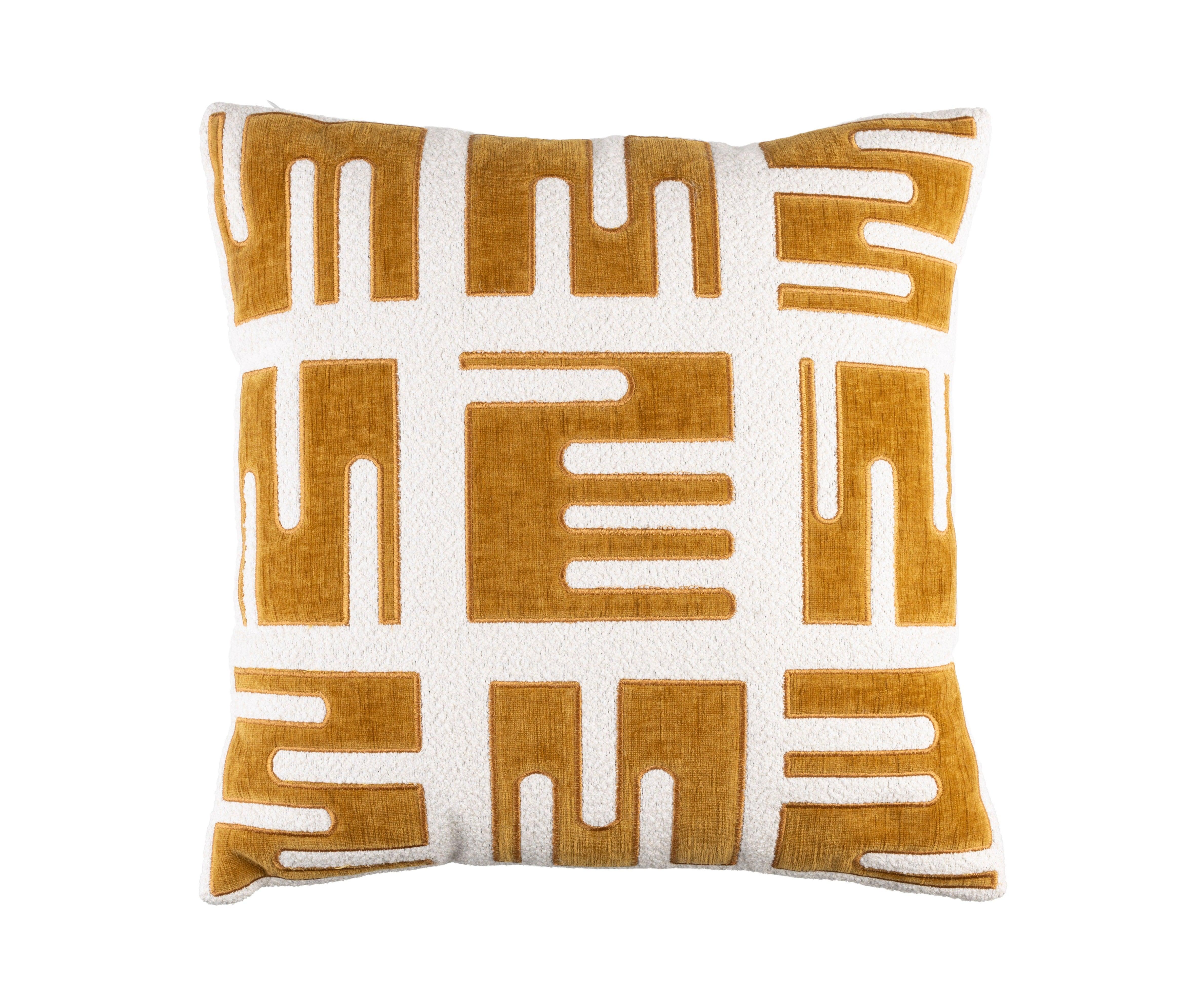 Cushion Clyde Yellow White Label Living Eye on Design