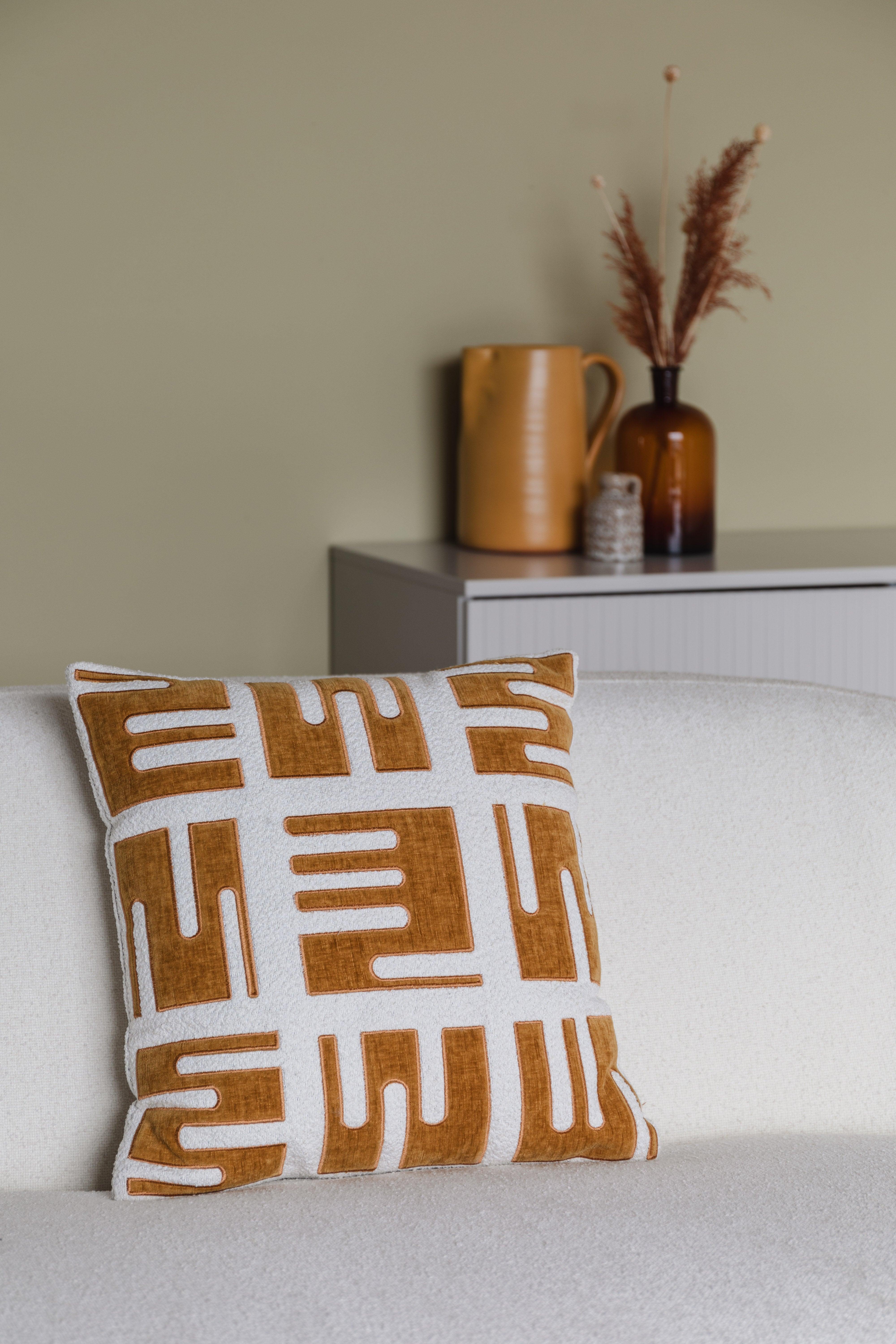 Cushion Clyde Yellow White Label Living Eye on Design