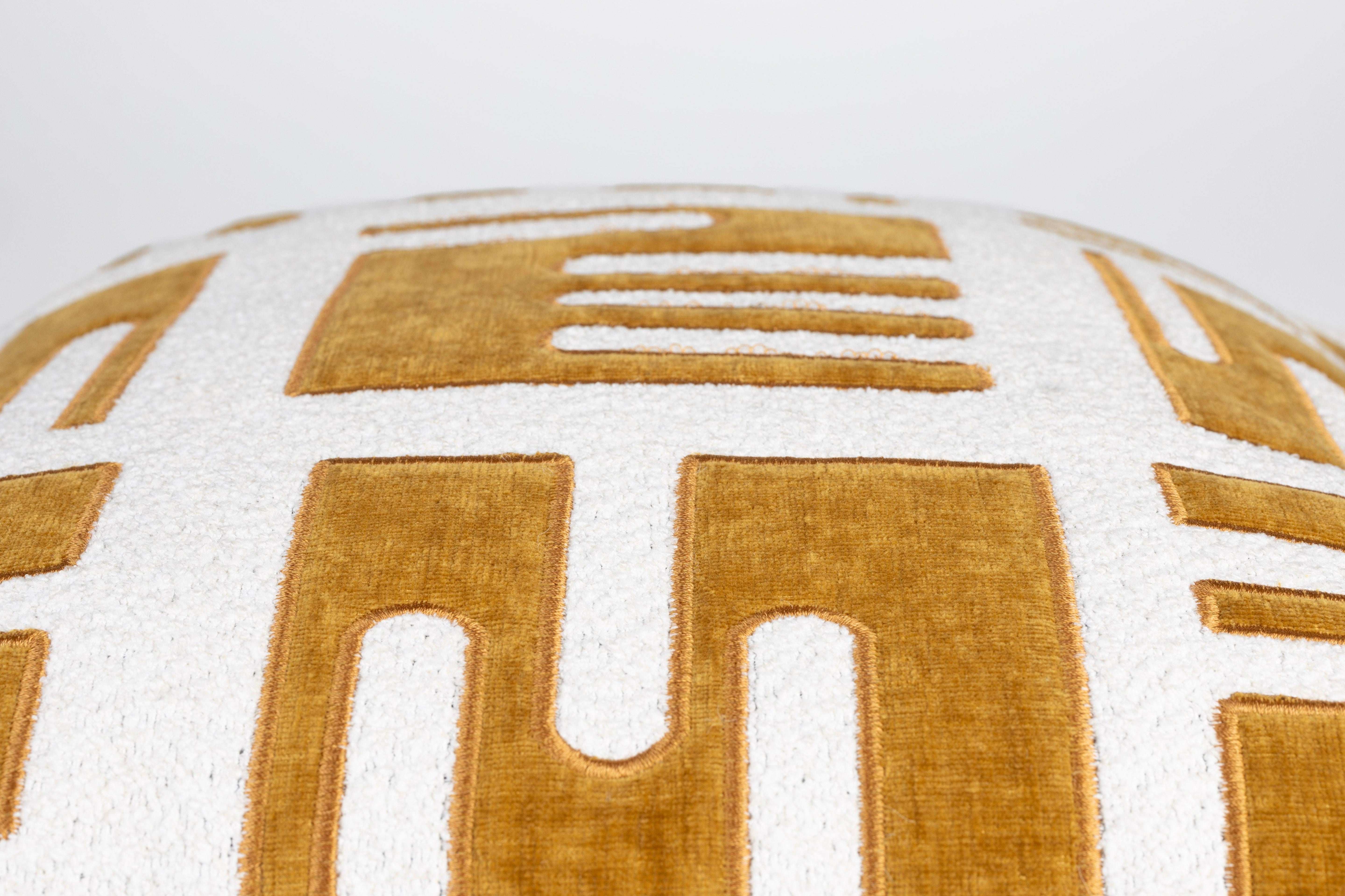 Cushion Clyde Yellow White Label Living Eye on Design