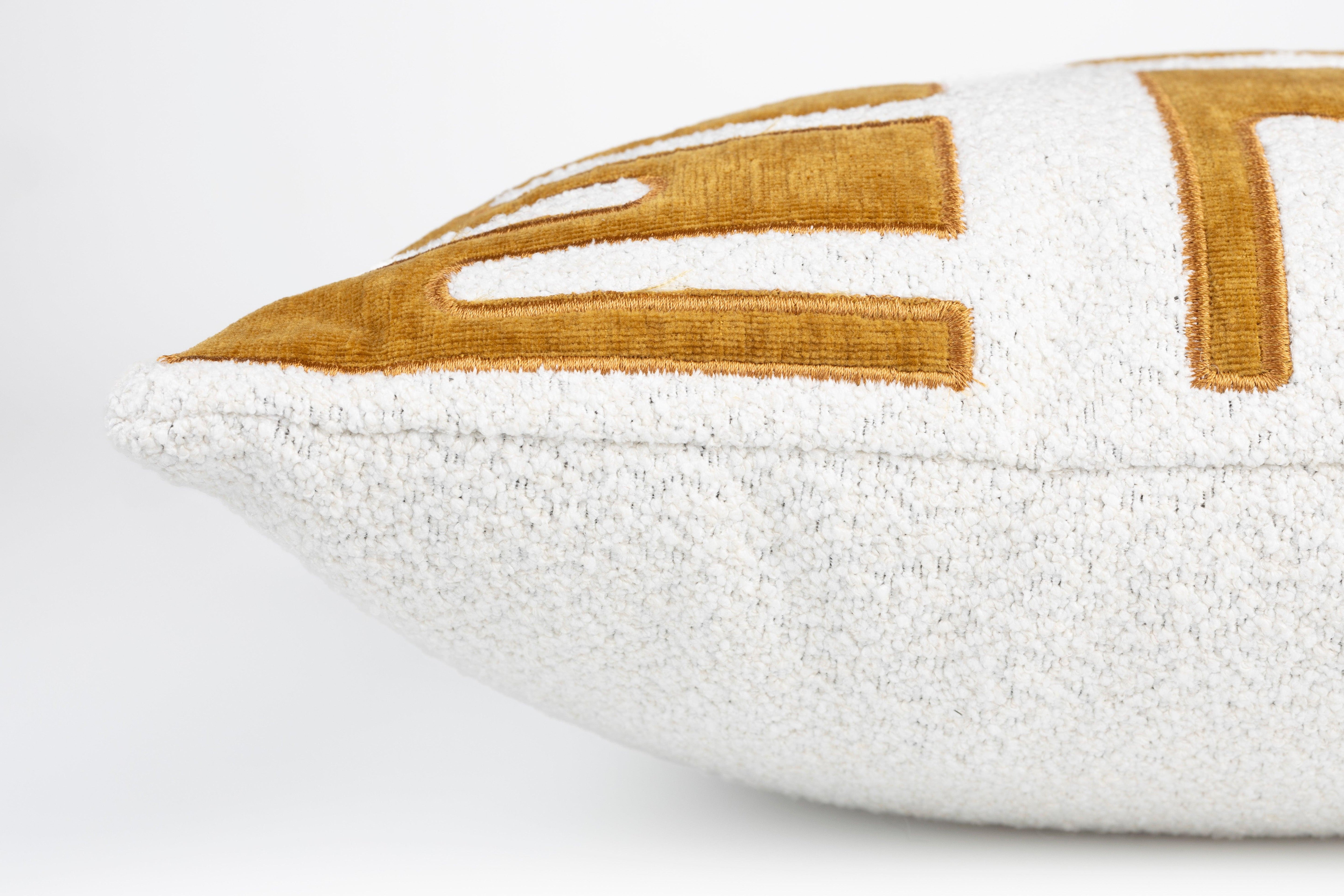 Cushion Clyde Yellow White Label Living Eye on Design