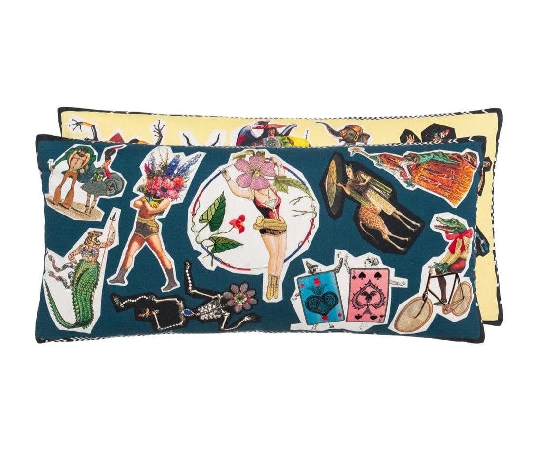 Poduszka dwustronna CIRCUS MULTICOLORE bawełniana satyna Christian Lacroix Eye on Design