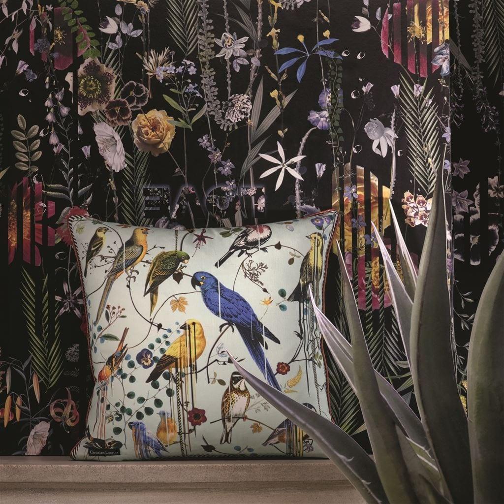 Poduszka dwustronna FLOWERWORKS CAMELIA bawełniana satyna Christian Lacroix Eye on Design