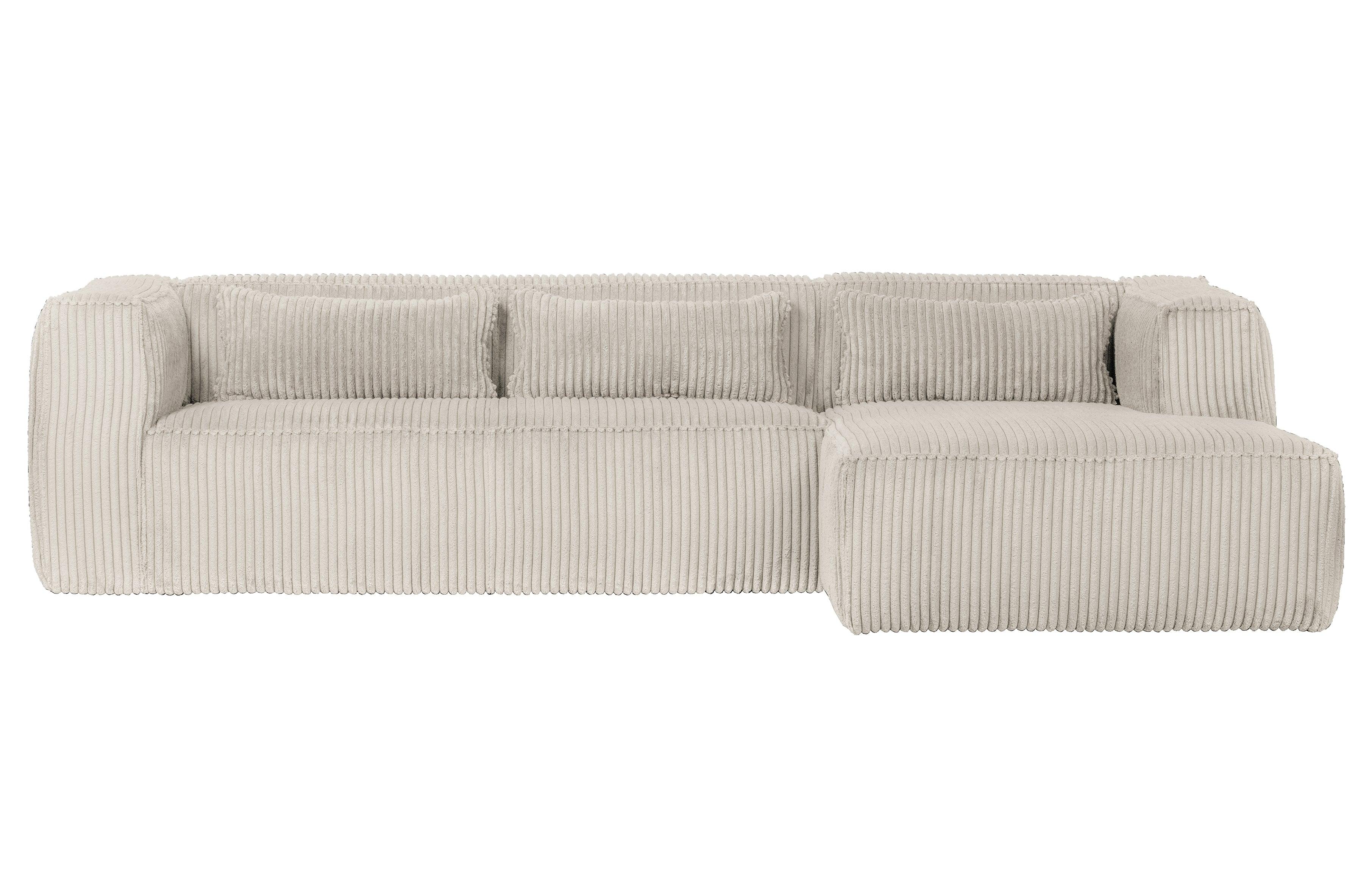 Poduszka sztruksowa BEAN RIB jasnobeżowy Woood Exclusive Eye on Design