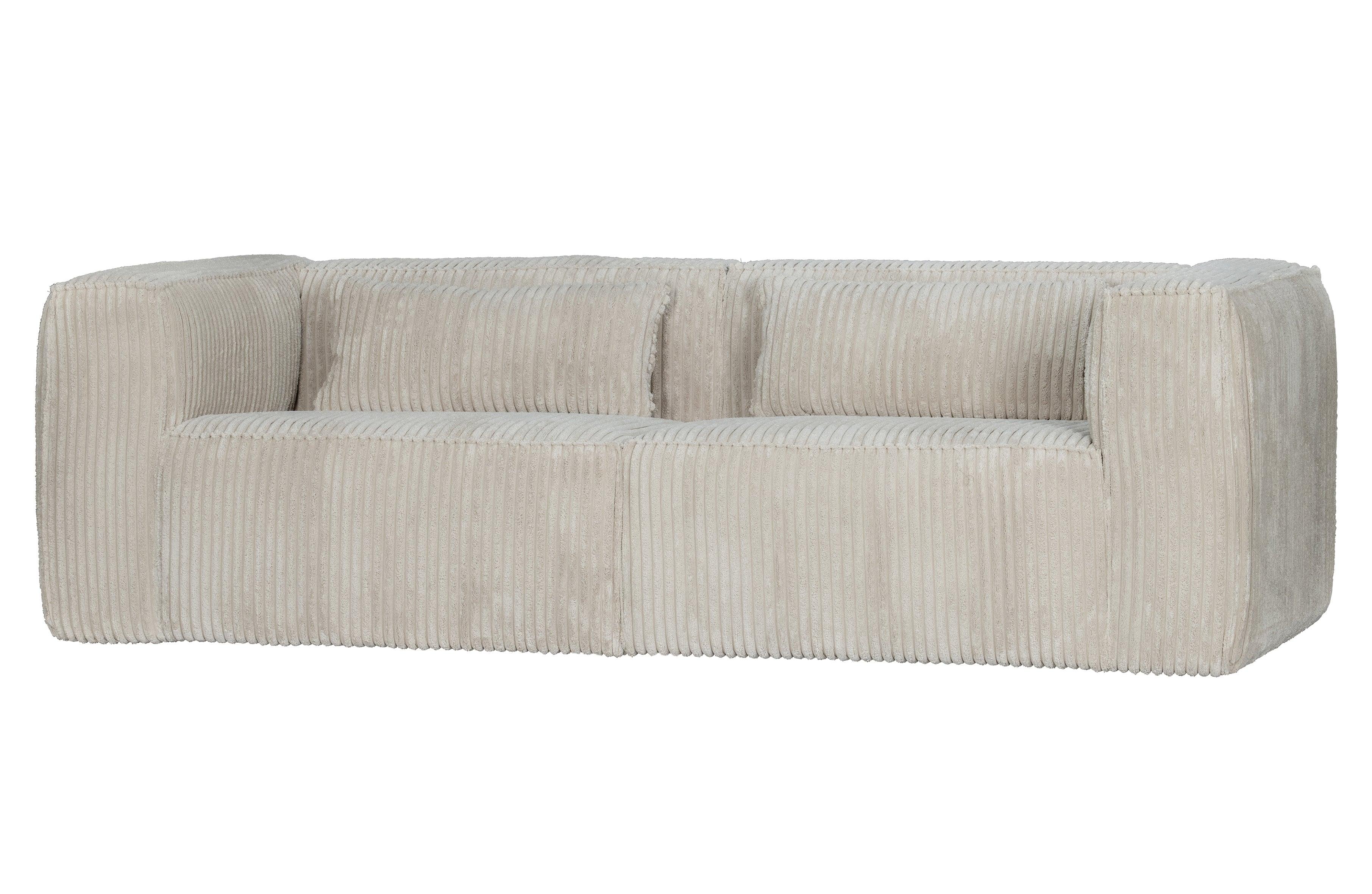 Poduszka sztruksowa BEAN RIB jasnobeżowy Woood Exclusive Eye on Design
