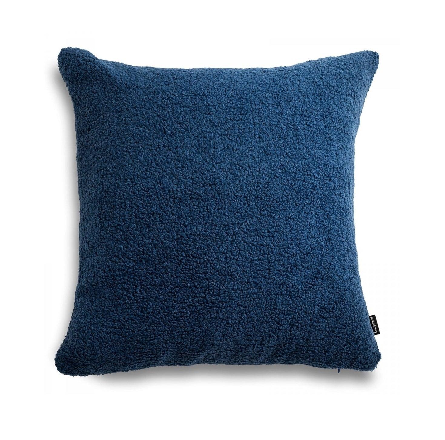 Poduszka w tkaninie boucle COZY granatowy Poduszkowcy 50x50 cm Eye on Design