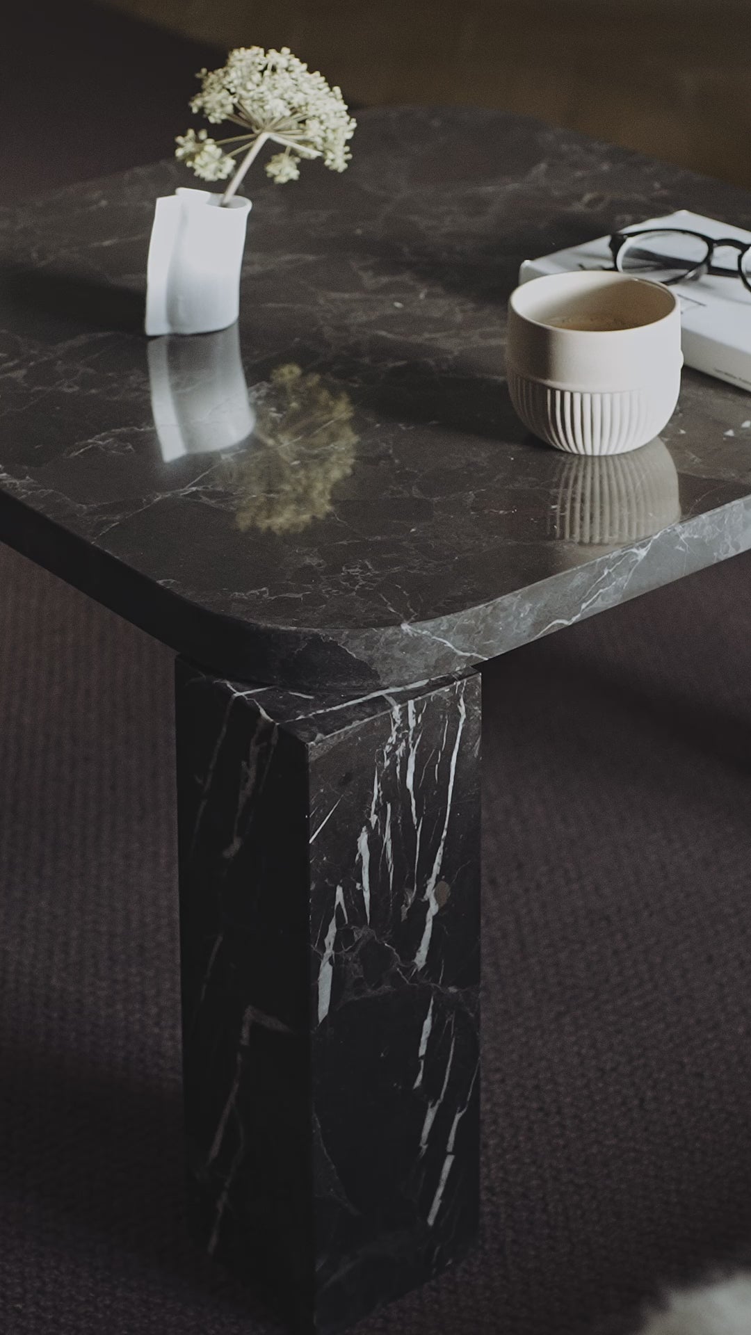 Couchtisch Atlas Black Travertin