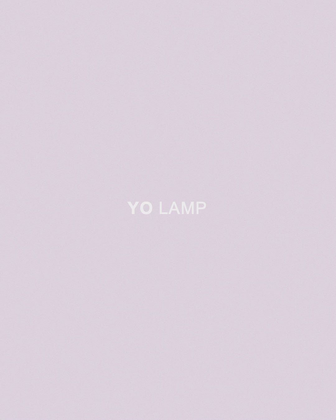 YO portable lamp white