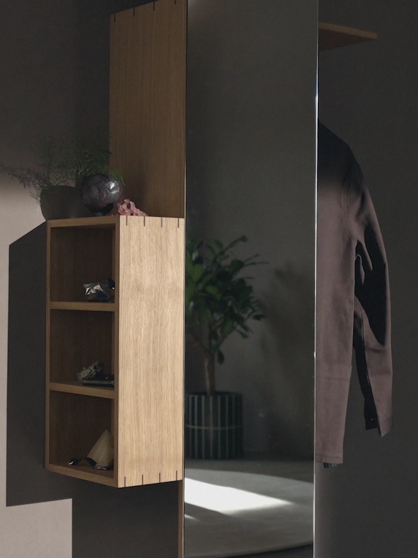 Spiegelschrank BON FLURSCHRANK Eiche geölt