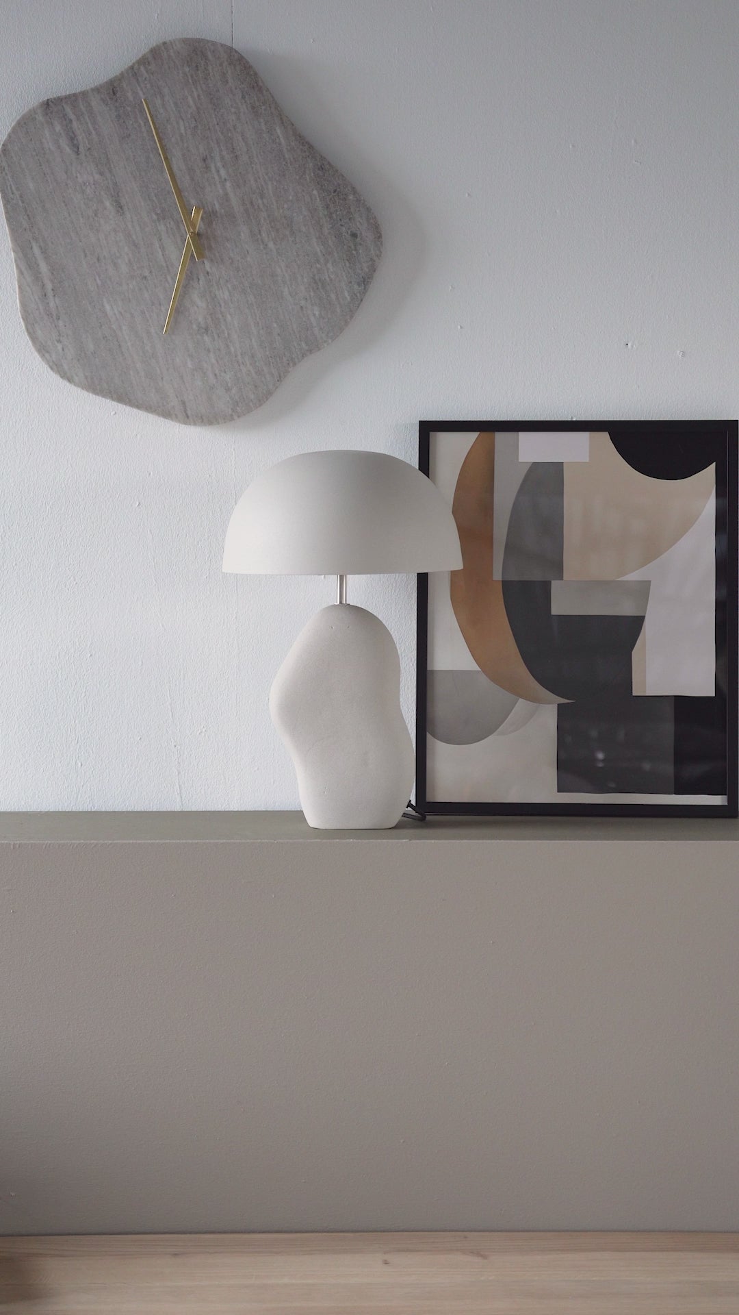 Tischlampe AIZU creme