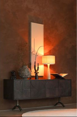 Zeichnen Sie Sideboard -Mangoholz