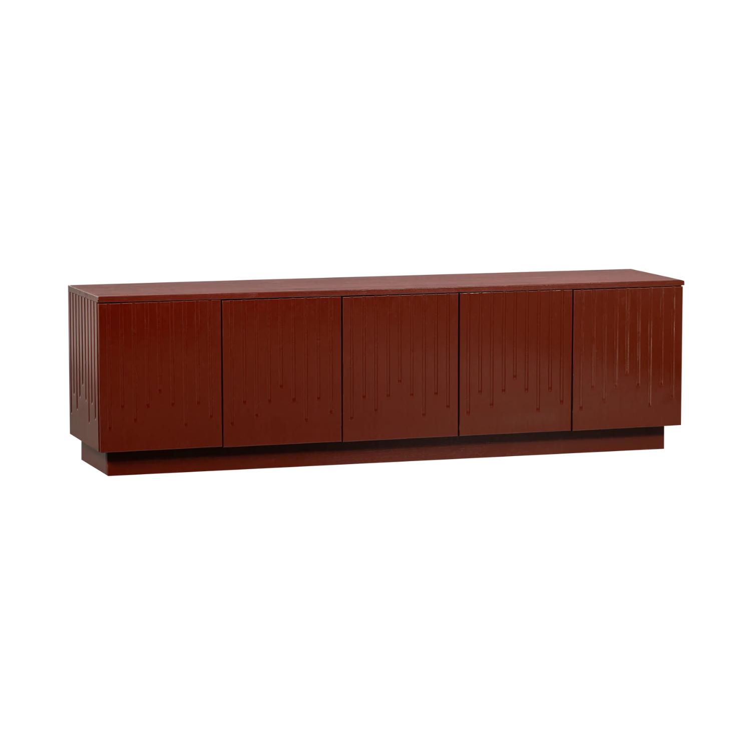 Roter Ziegelstiftschrank