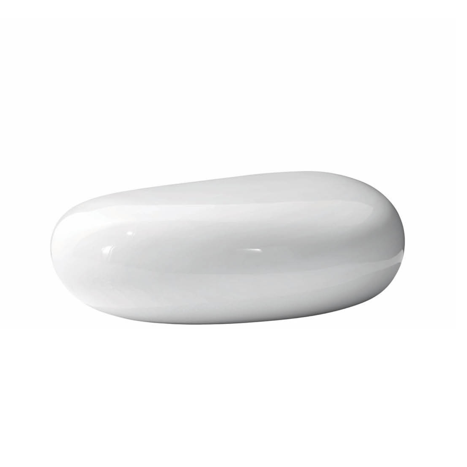 White pouf