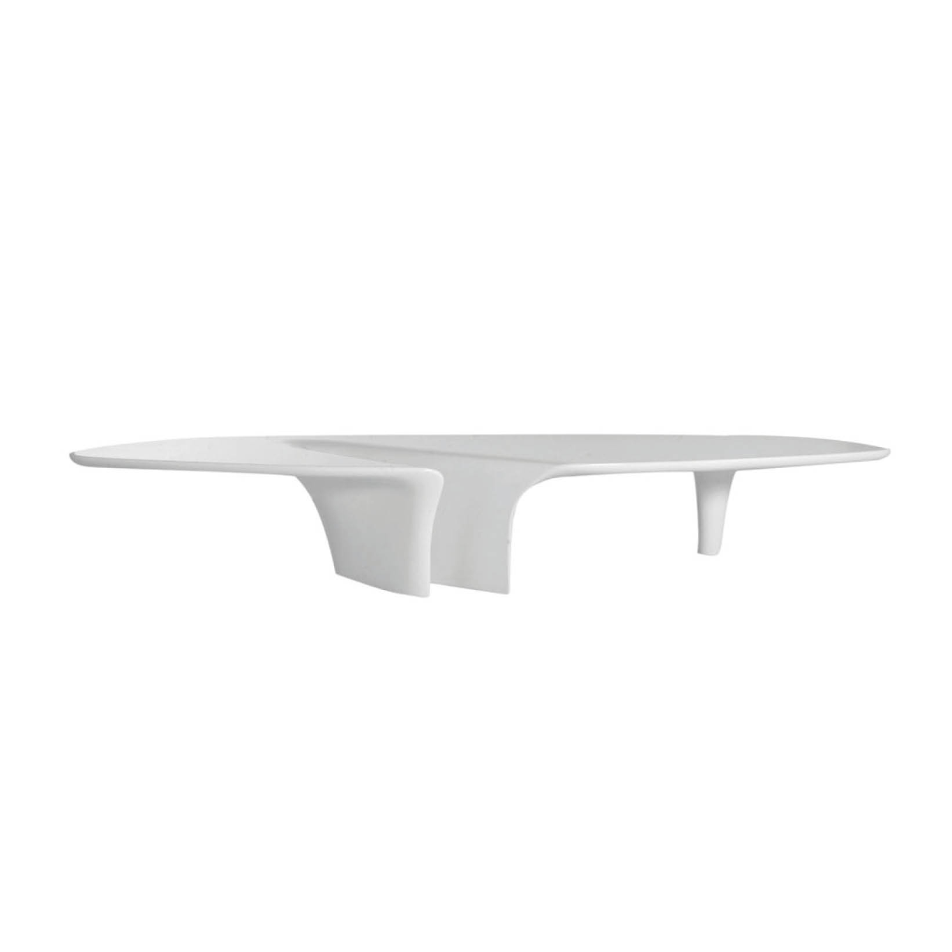 Waterfall White Coffee Table