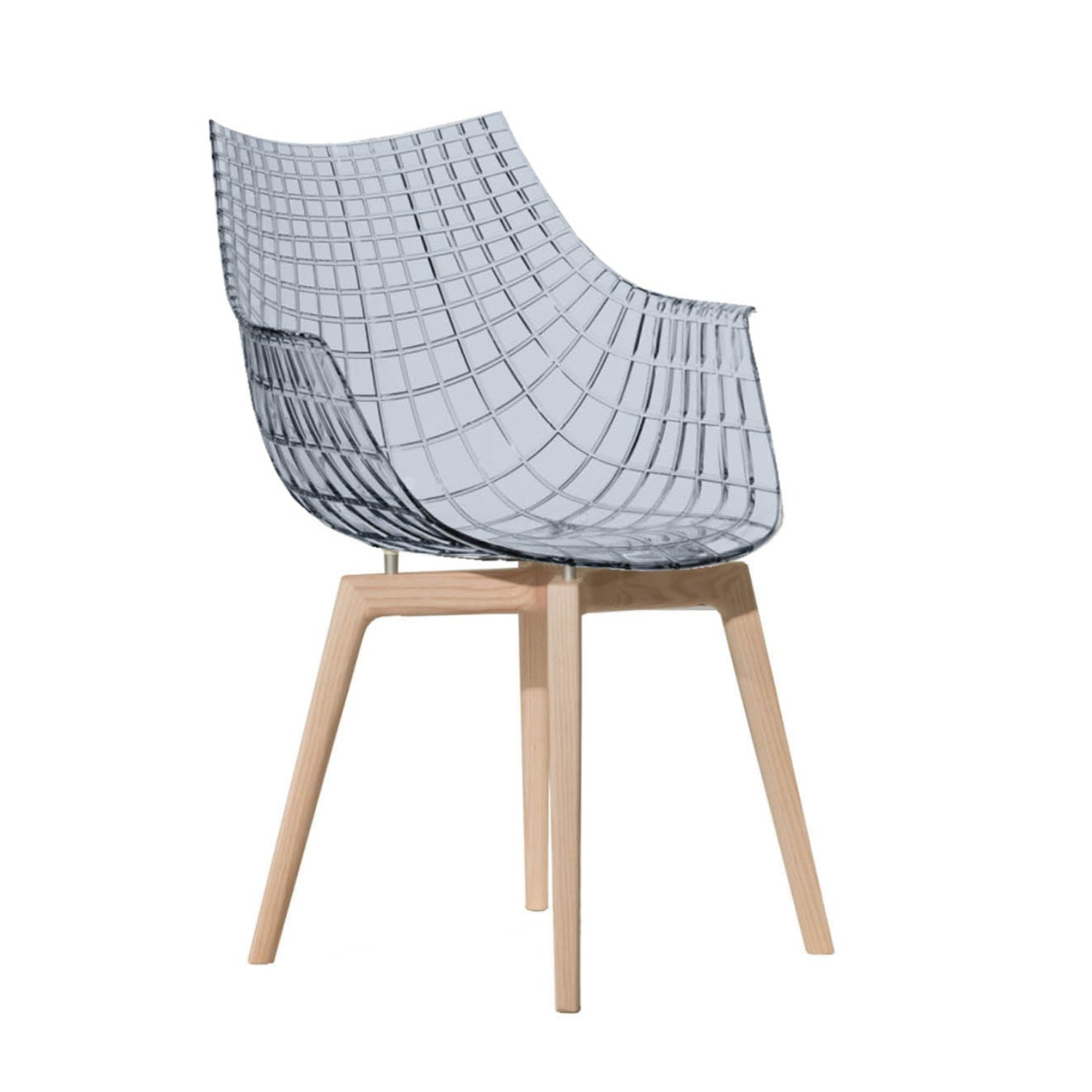 Meridiana chair smoked with ash base