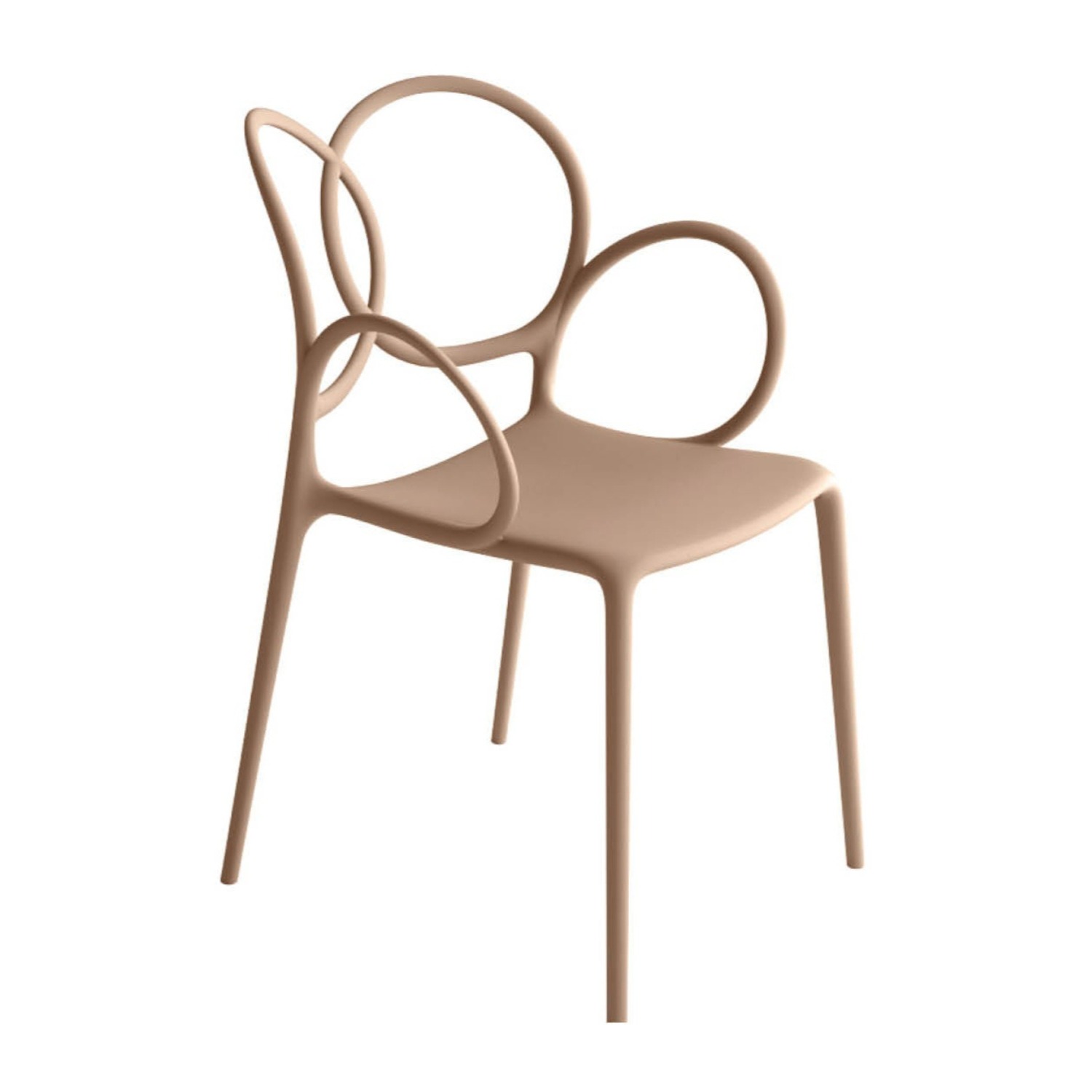 Chair with armrests pink sissi