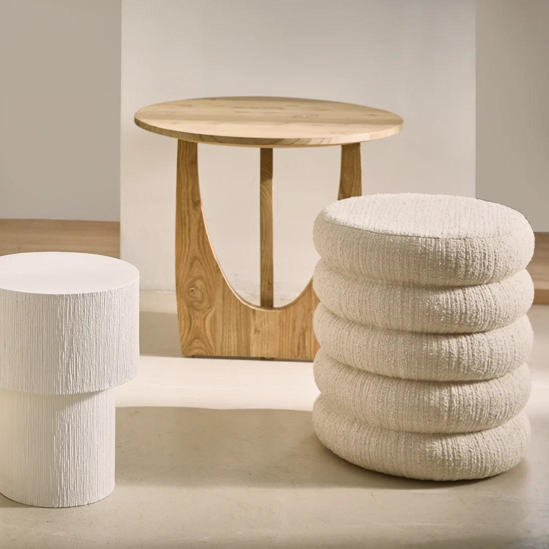 Puf ANDRIA kremowy Urban Nature Culture Eye on Design