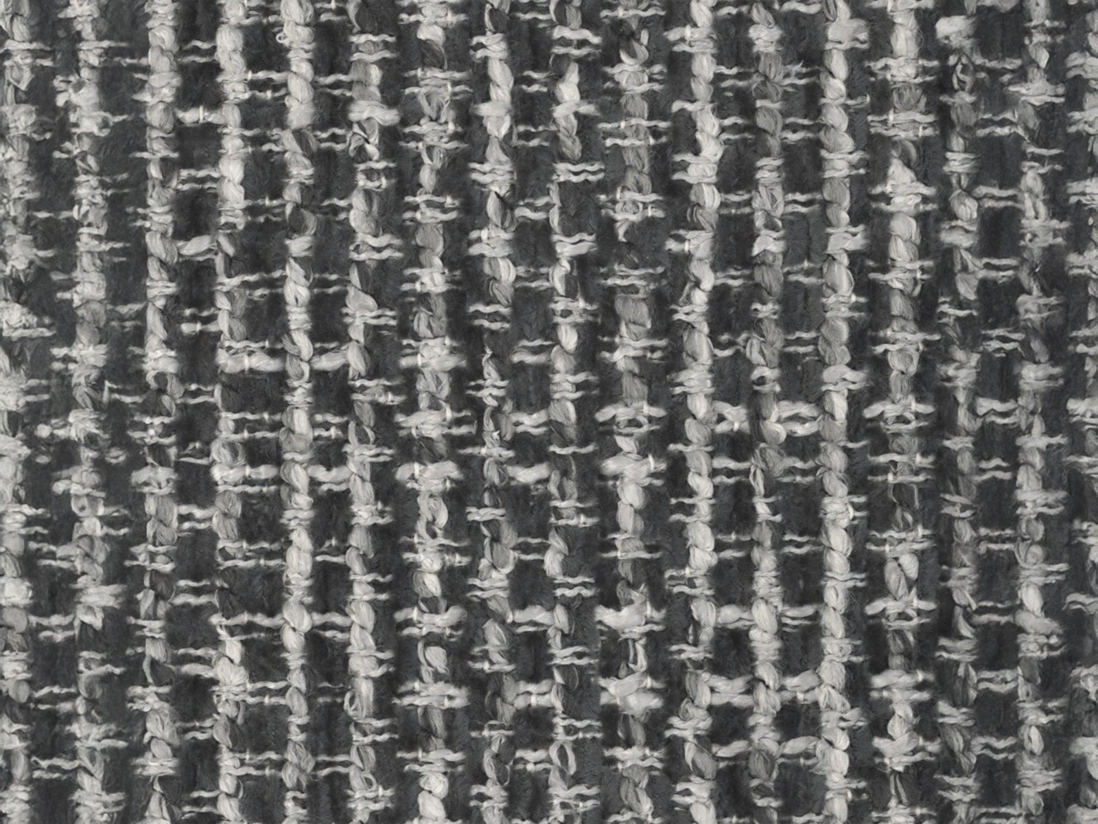 Rechteckiger Hocker GEORGIA dunkelgrau Chenille