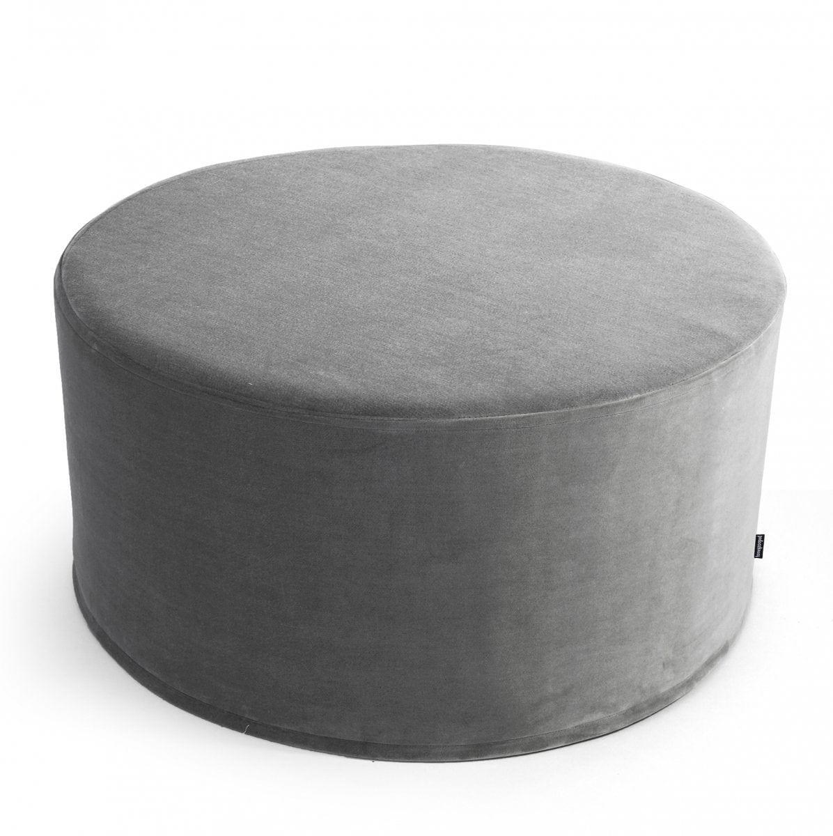 Puf welurowy szary Poduszkowcy 60x30 cm Eye on Design