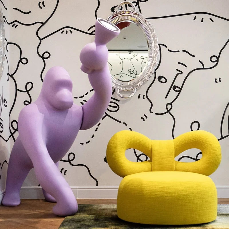 RIBBON mustard armchair