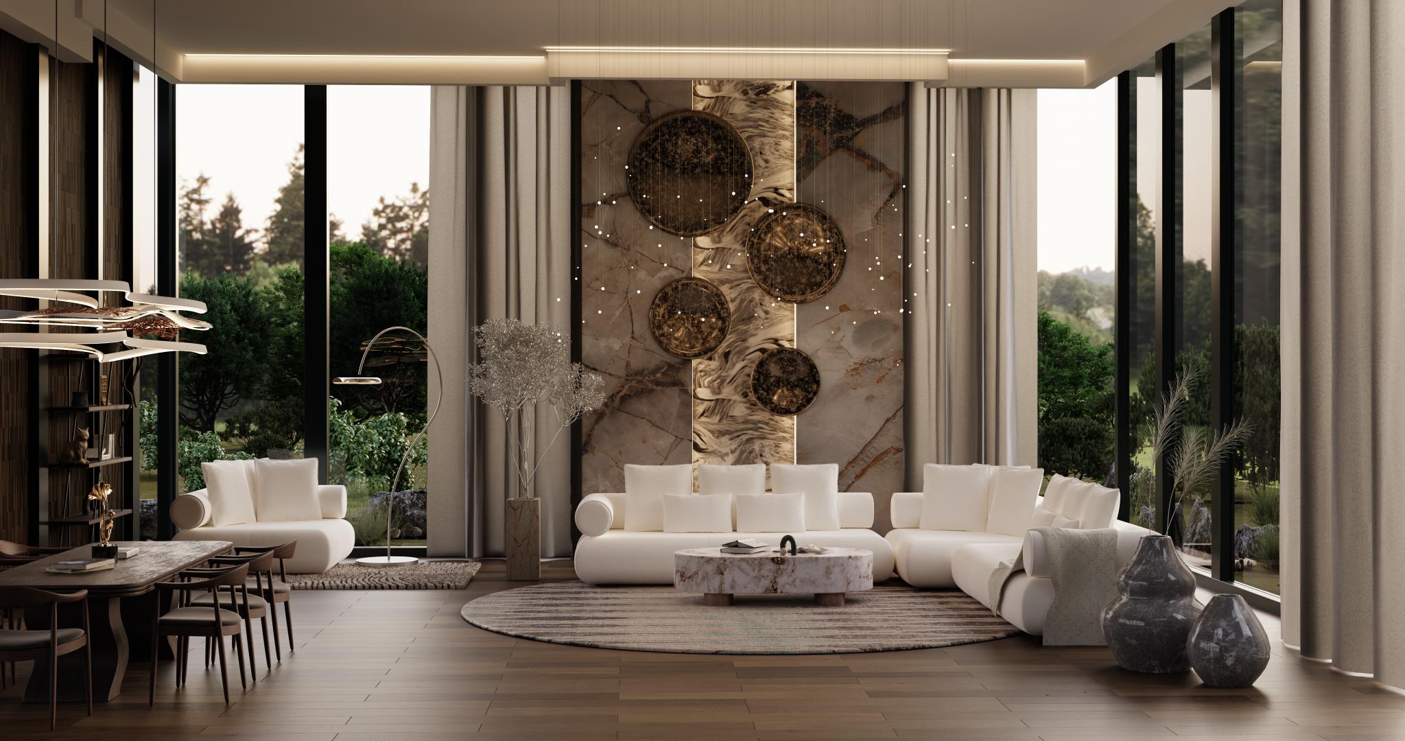 Left-facing corner sofa CASABLANCA customizable