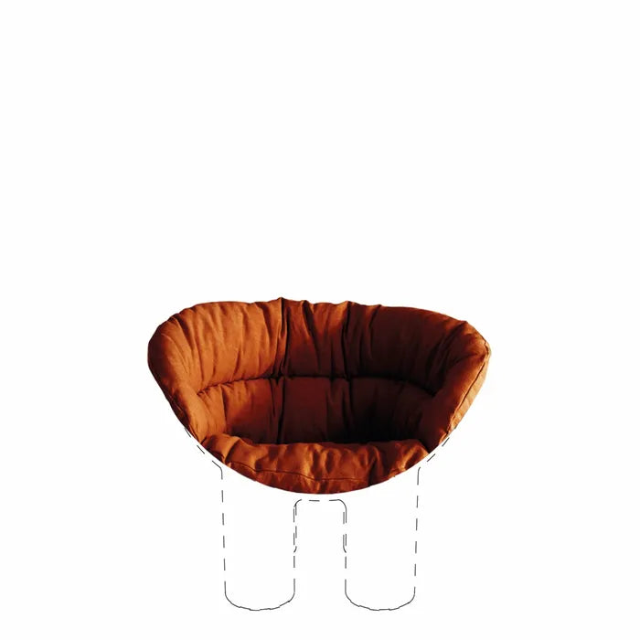 Rosa Poly -Poly -Sessel