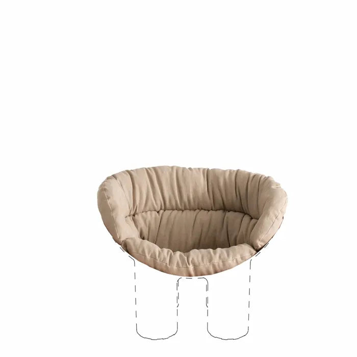 Rosa Poly -Poly -Sessel