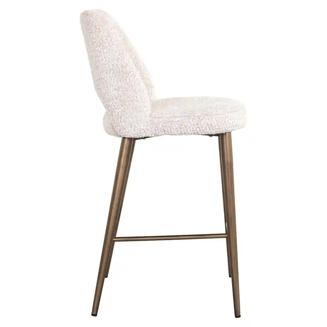 DELPHINE cream bar stool
