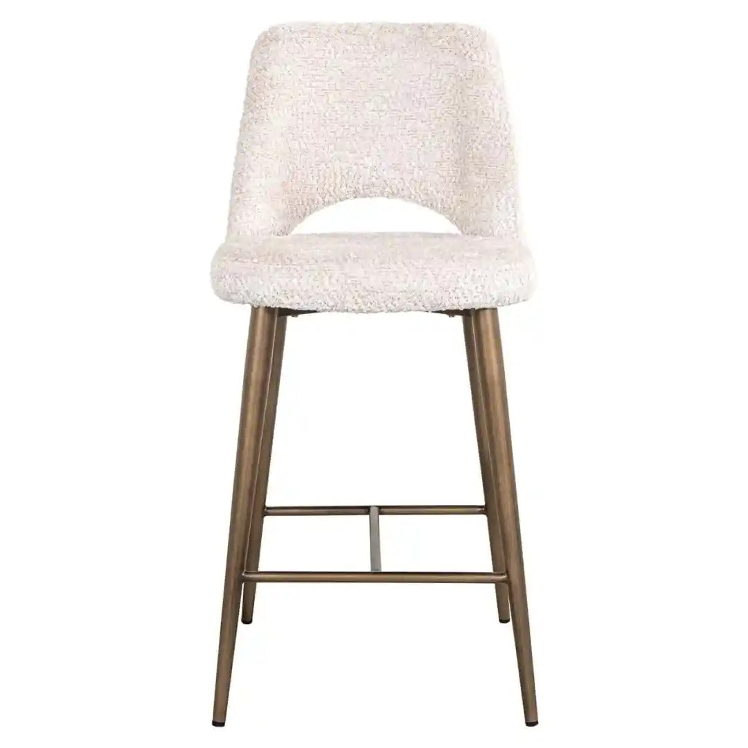 DELPHINE cream bar stool