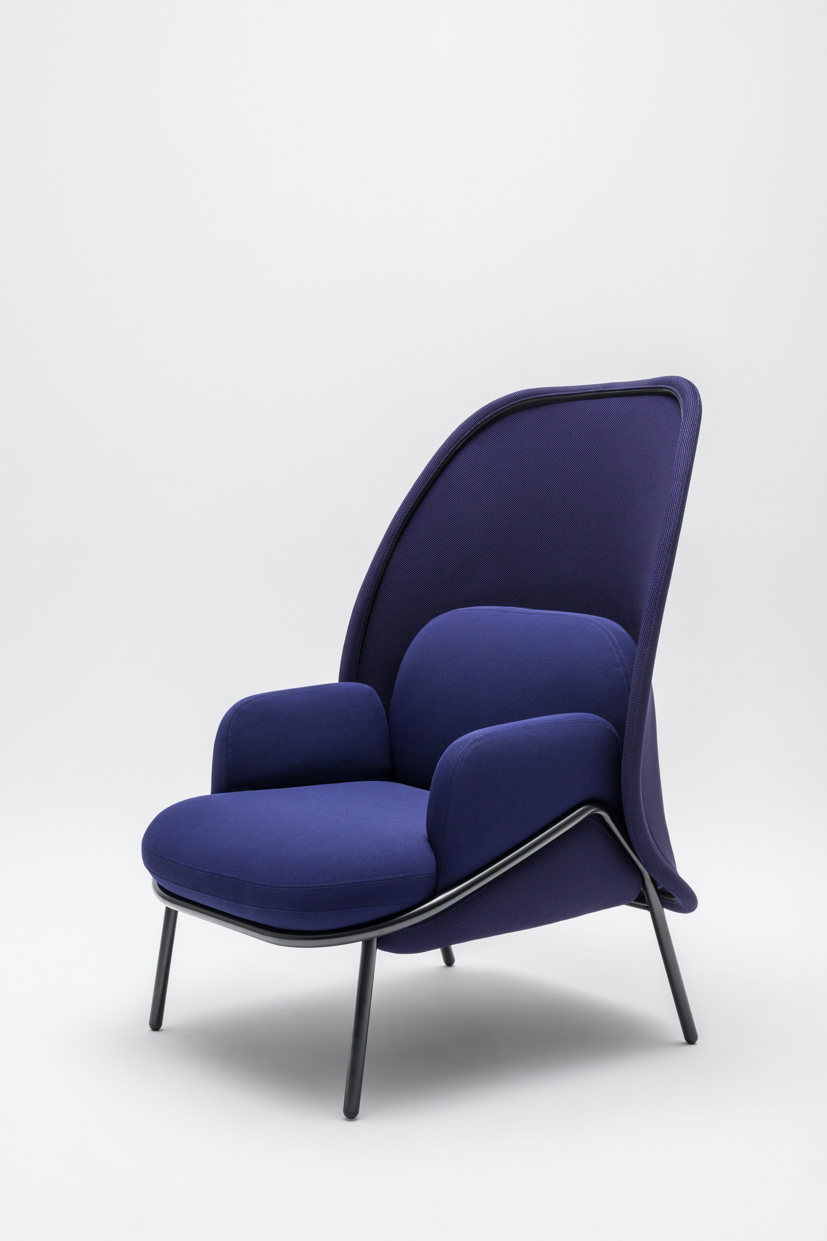 Mesh Sessel Marine Blau