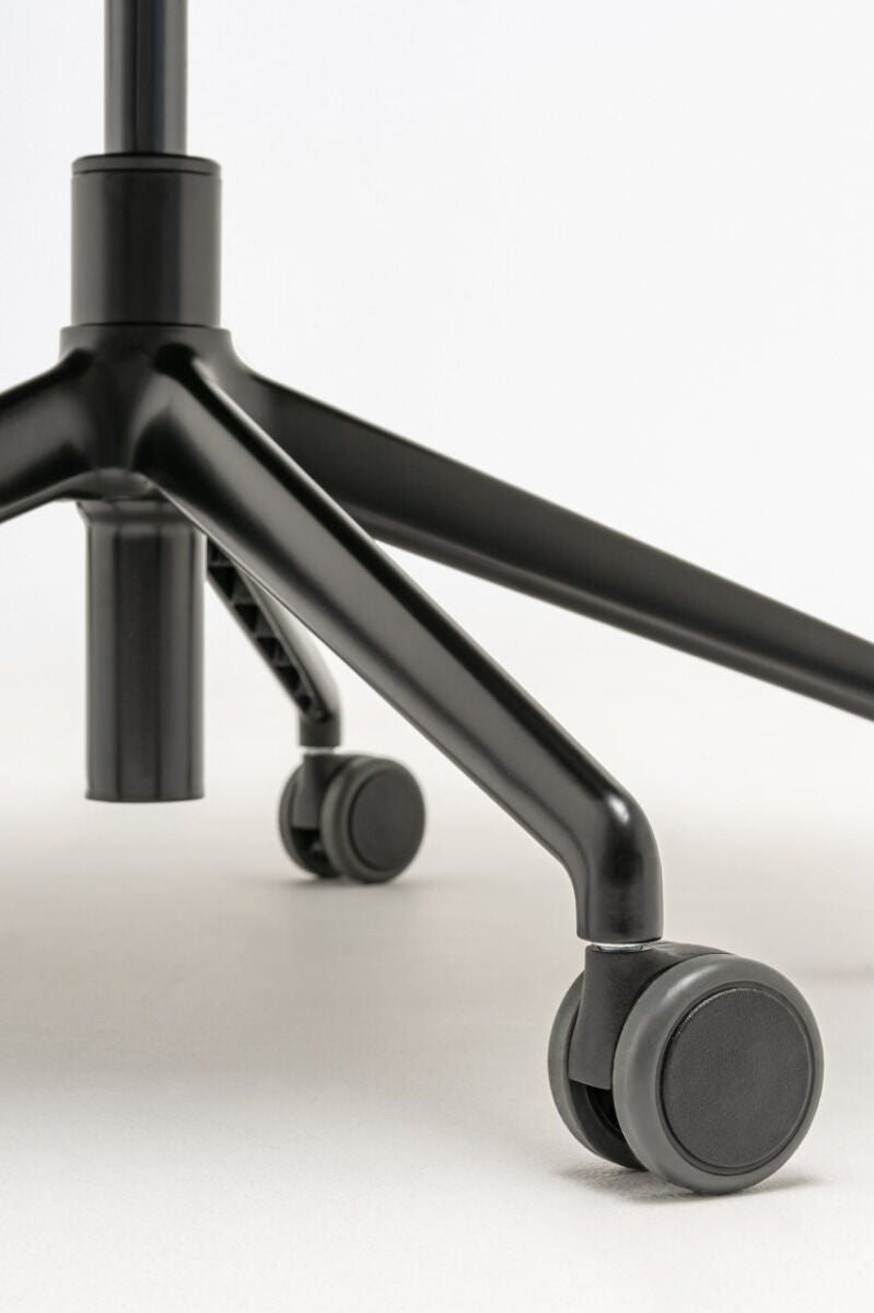 Ultra chair adjustable base with wheels for hard surface