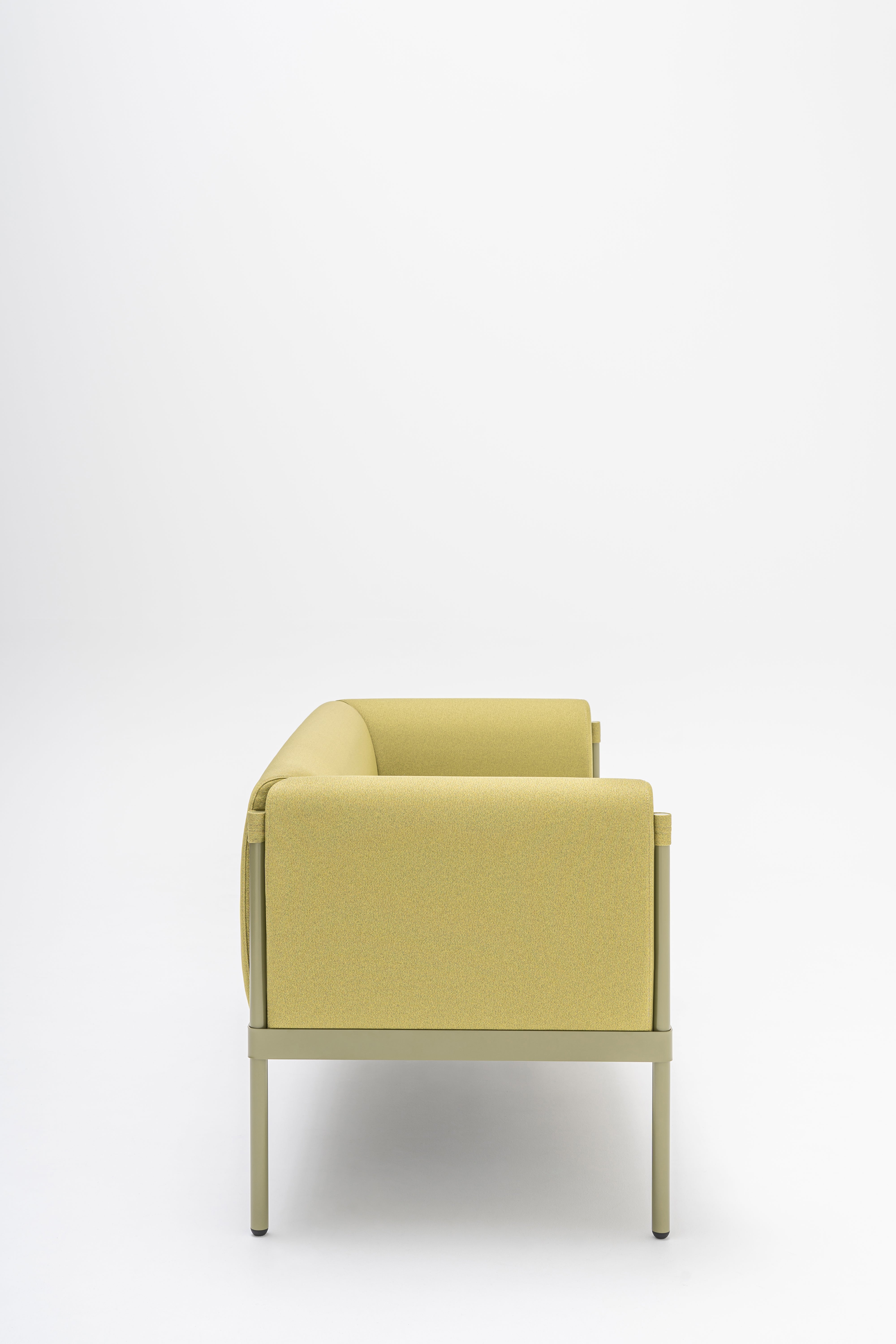 2-seater Sofa low upholstered stilt