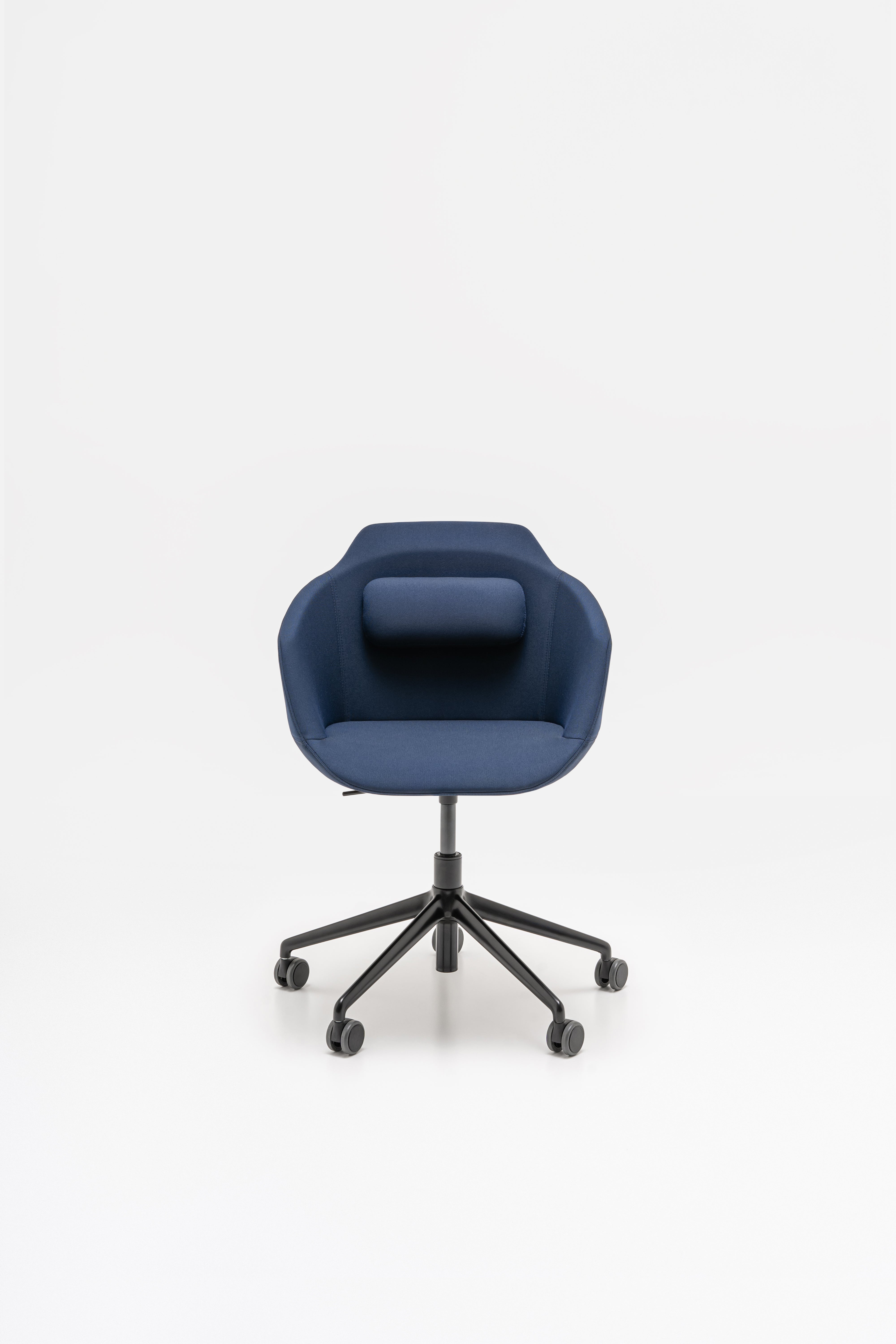 Ultra chair adjustable base with wheels for hard surface