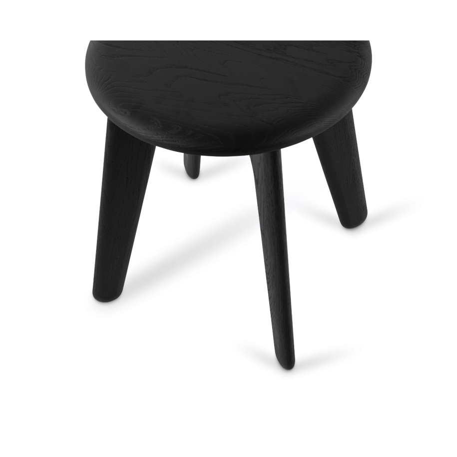 Plattenhocker Black Eiche Holz