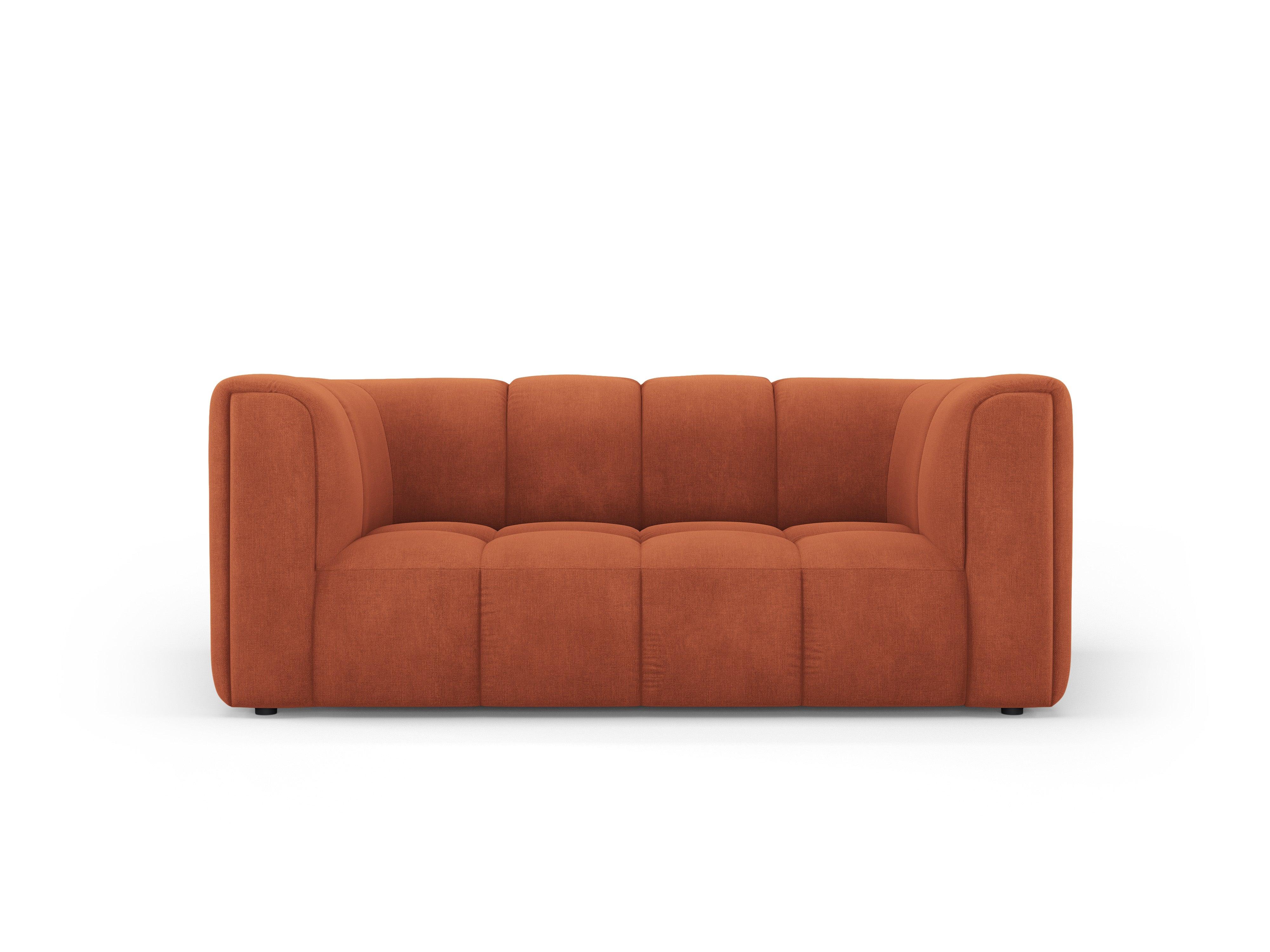 Sofa 2-osobowa FRANCESCA terracotta szenil Milo Casa Eye on Design