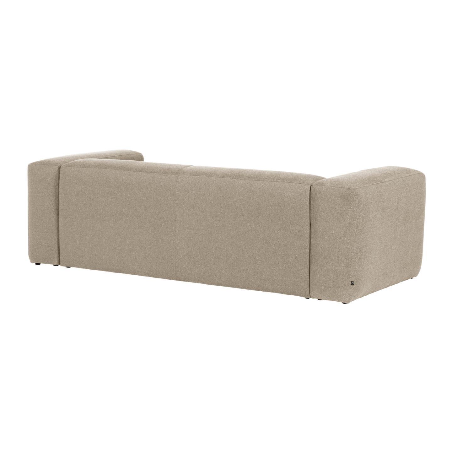 Sofa 3-osobowa BLOK beżowy szenil La Forma Eye on Design