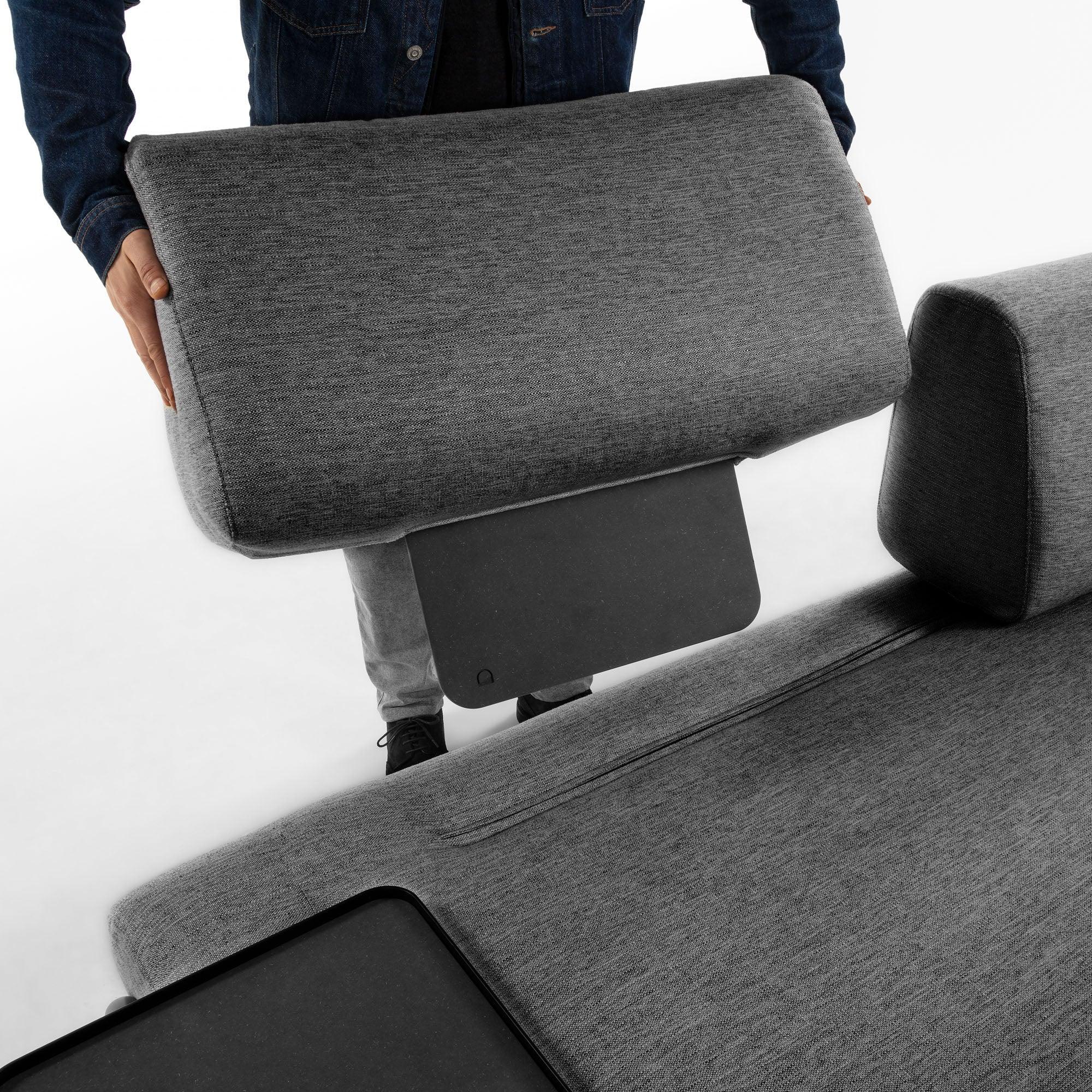 Sofa 3-osobowa COMPO ciemnoszary La Forma Eye on Design