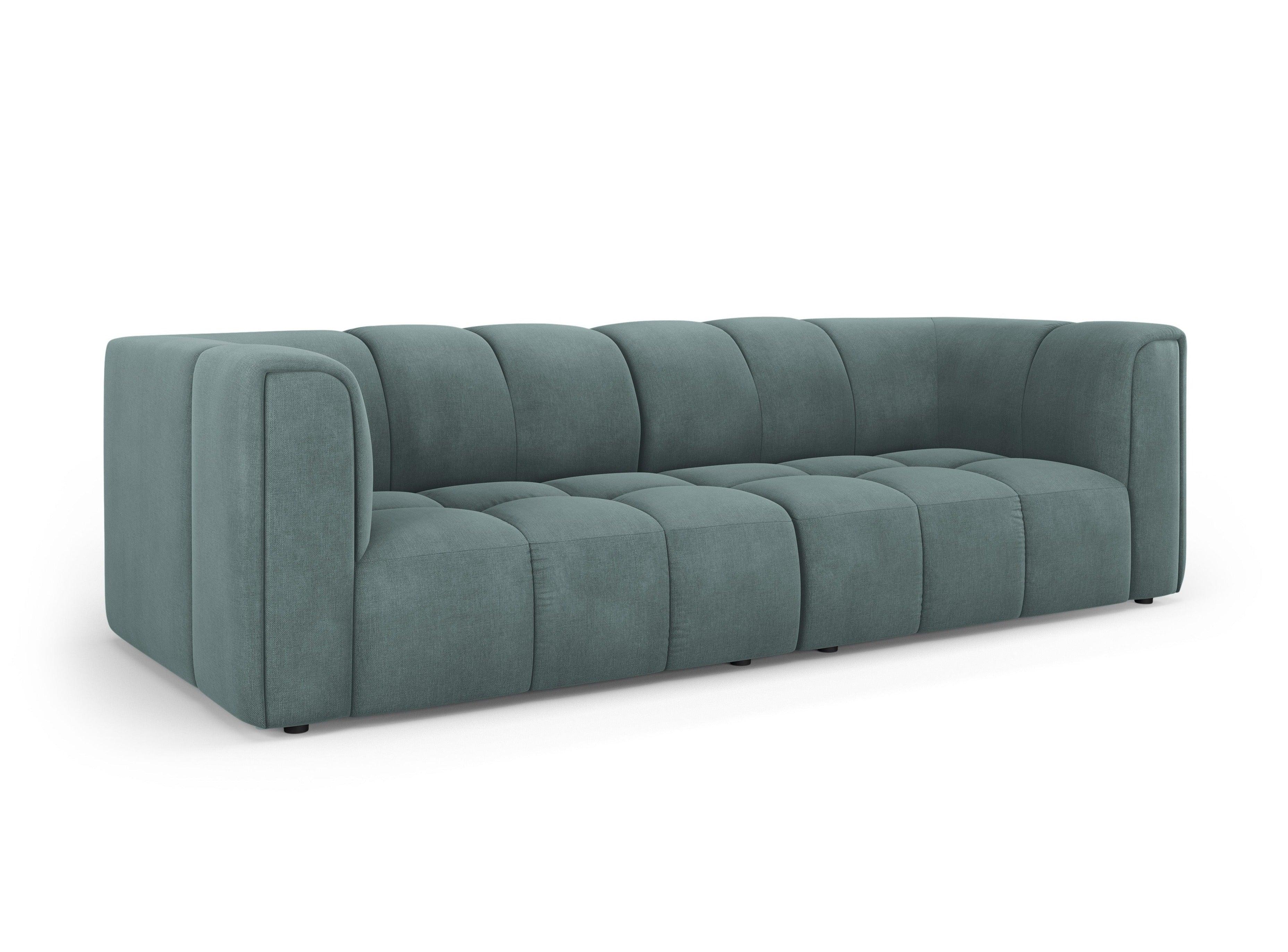 Sofa 3-osobowa FRANCESCA morska zieleń szenil Milo Casa Eye on Design