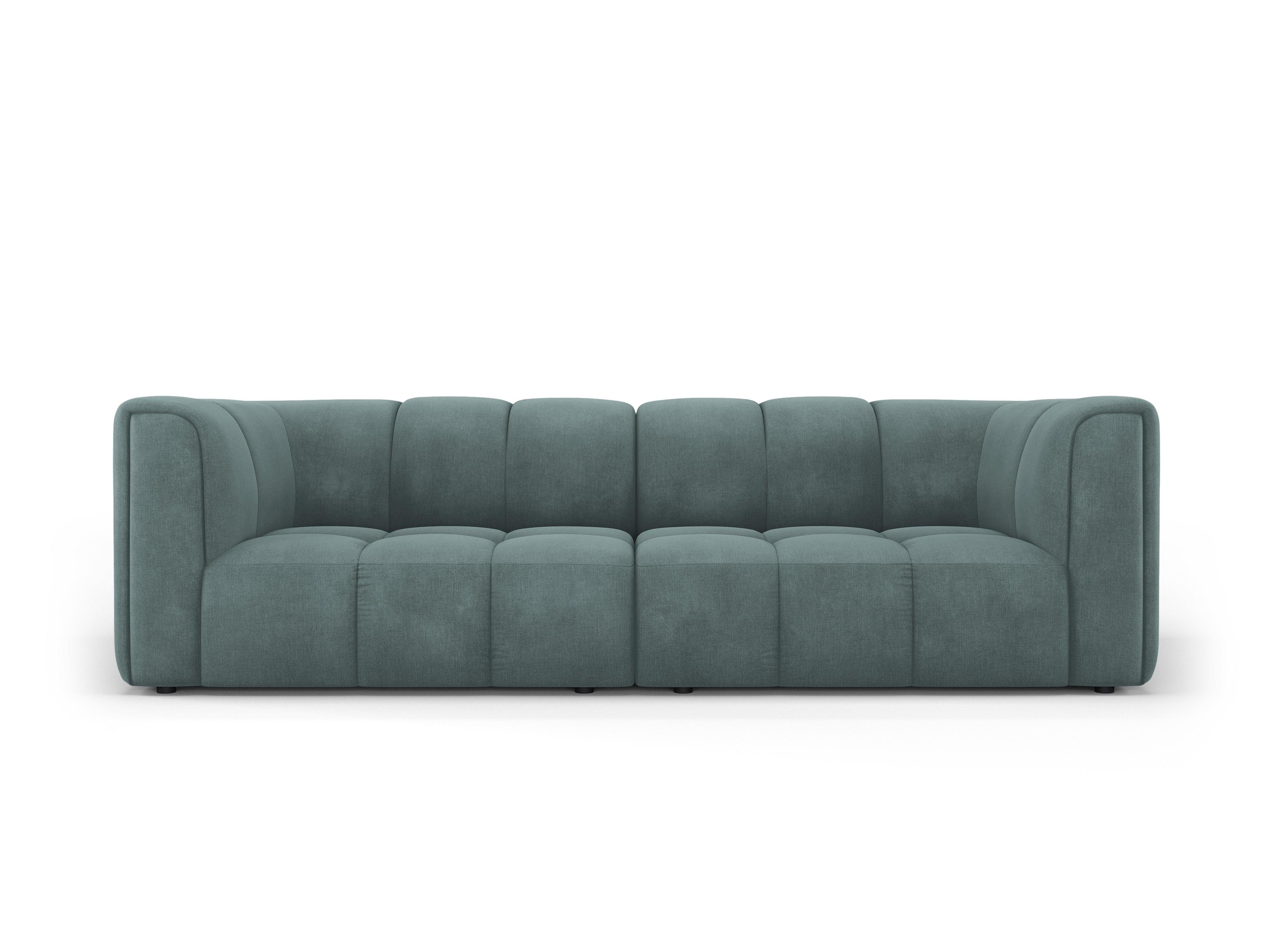 Sofa 3-osobowa FRANCESCA morska zieleń szenil Milo Casa Eye on Design