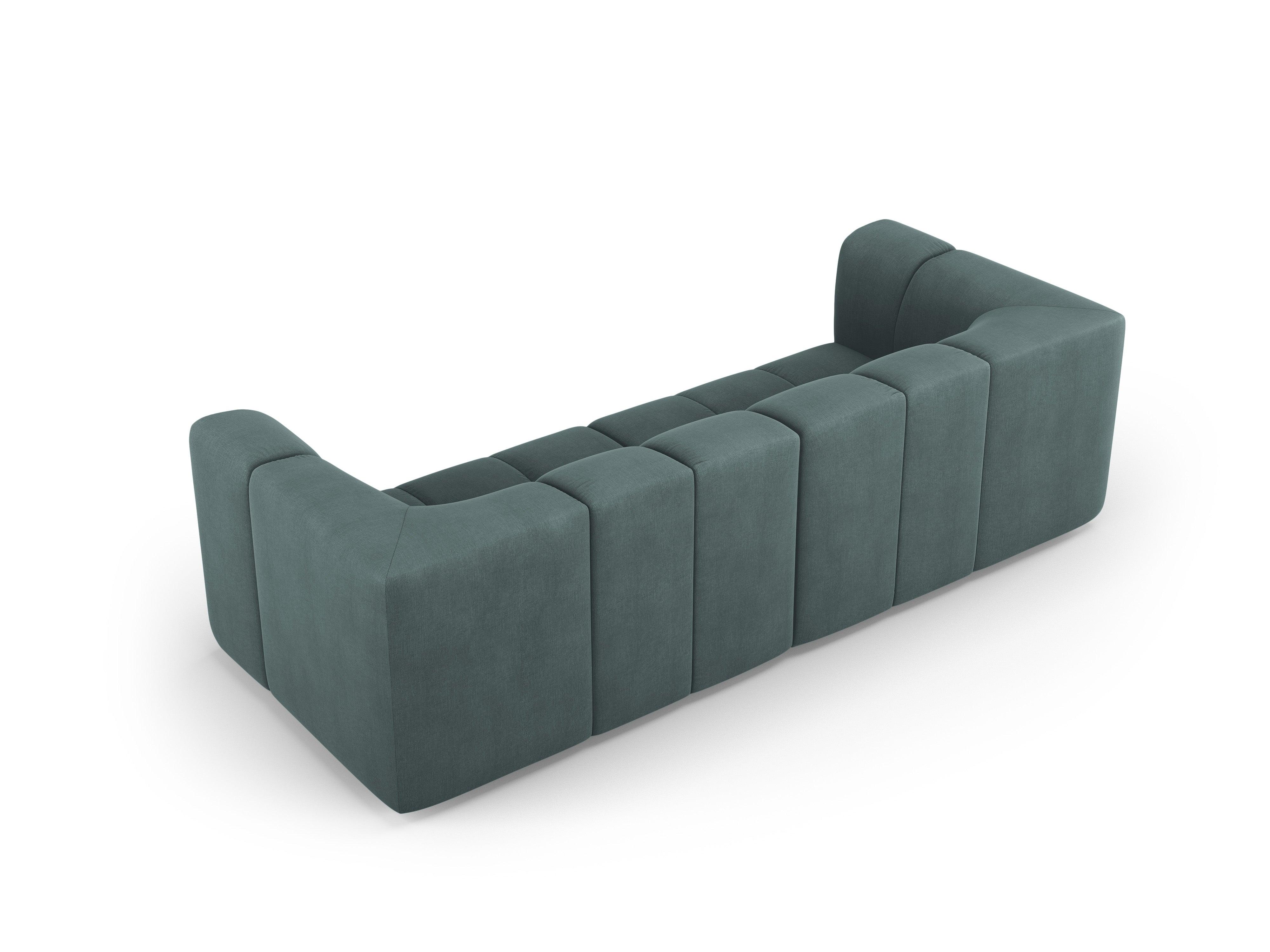 Sofa 3-osobowa FRANCESCA morska zieleń szenil Milo Casa Eye on Design