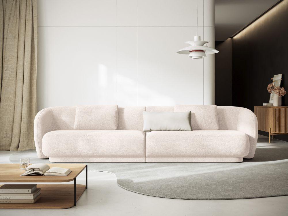 Sofa 4-osobowa aksamitna CAMDEN niebieski Cosmopolitan Design Eye on Design
