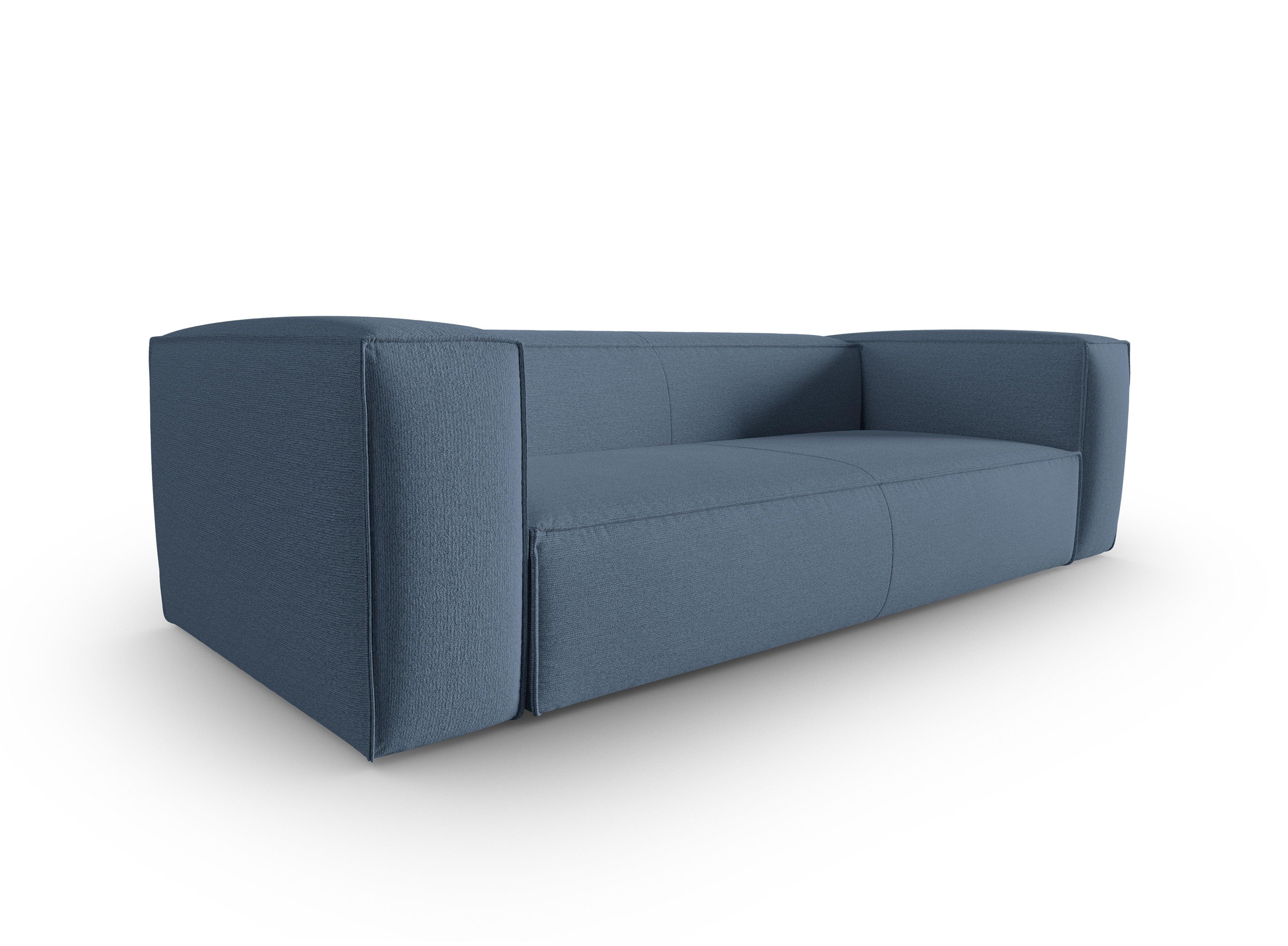 Sofa 4-osobowa MACKAY niebieski boucle Cosmopolitan Design Eye on Design