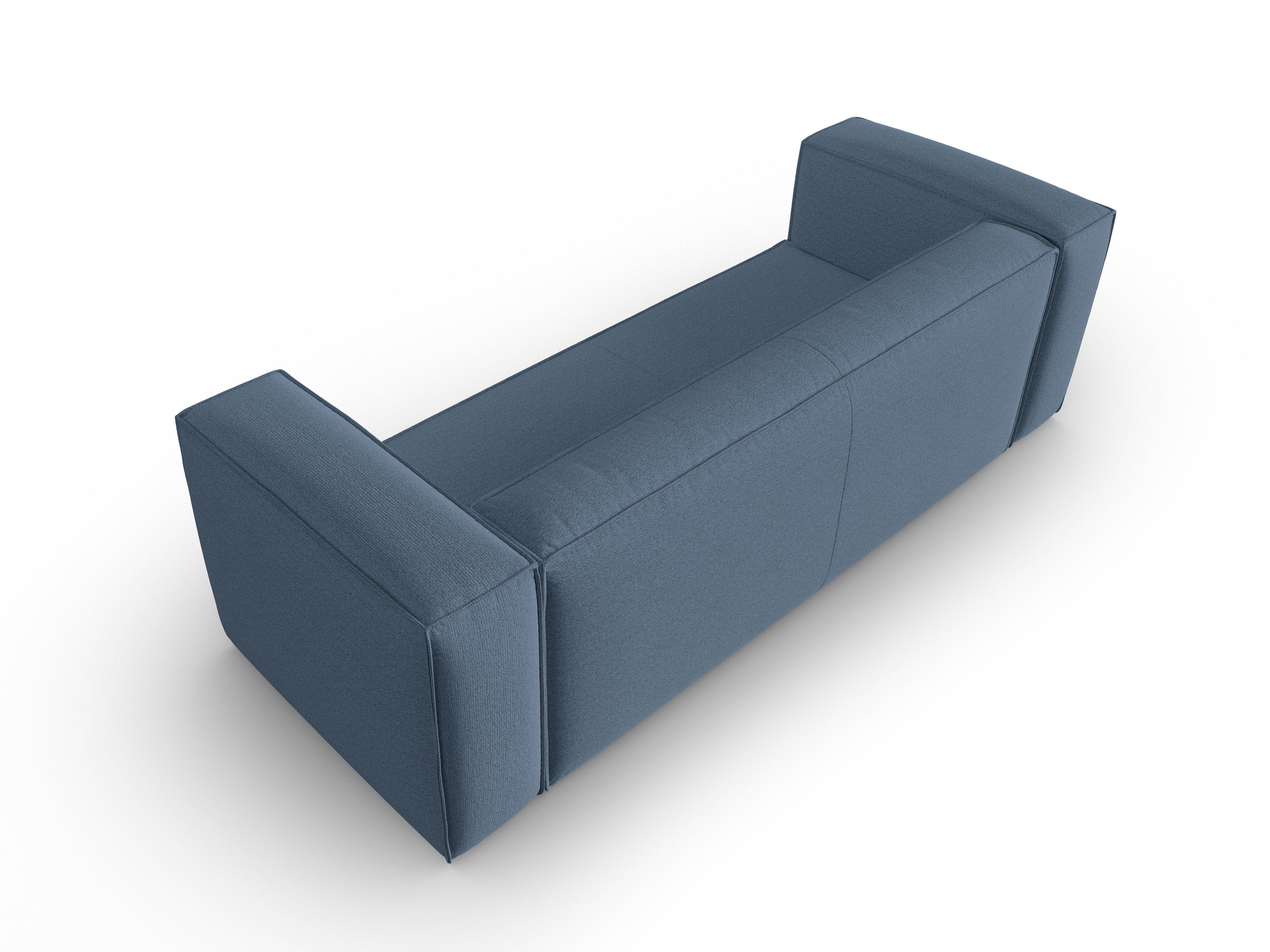Sofa 4-osobowa MACKAY niebieski boucle Cosmopolitan Design Eye on Design