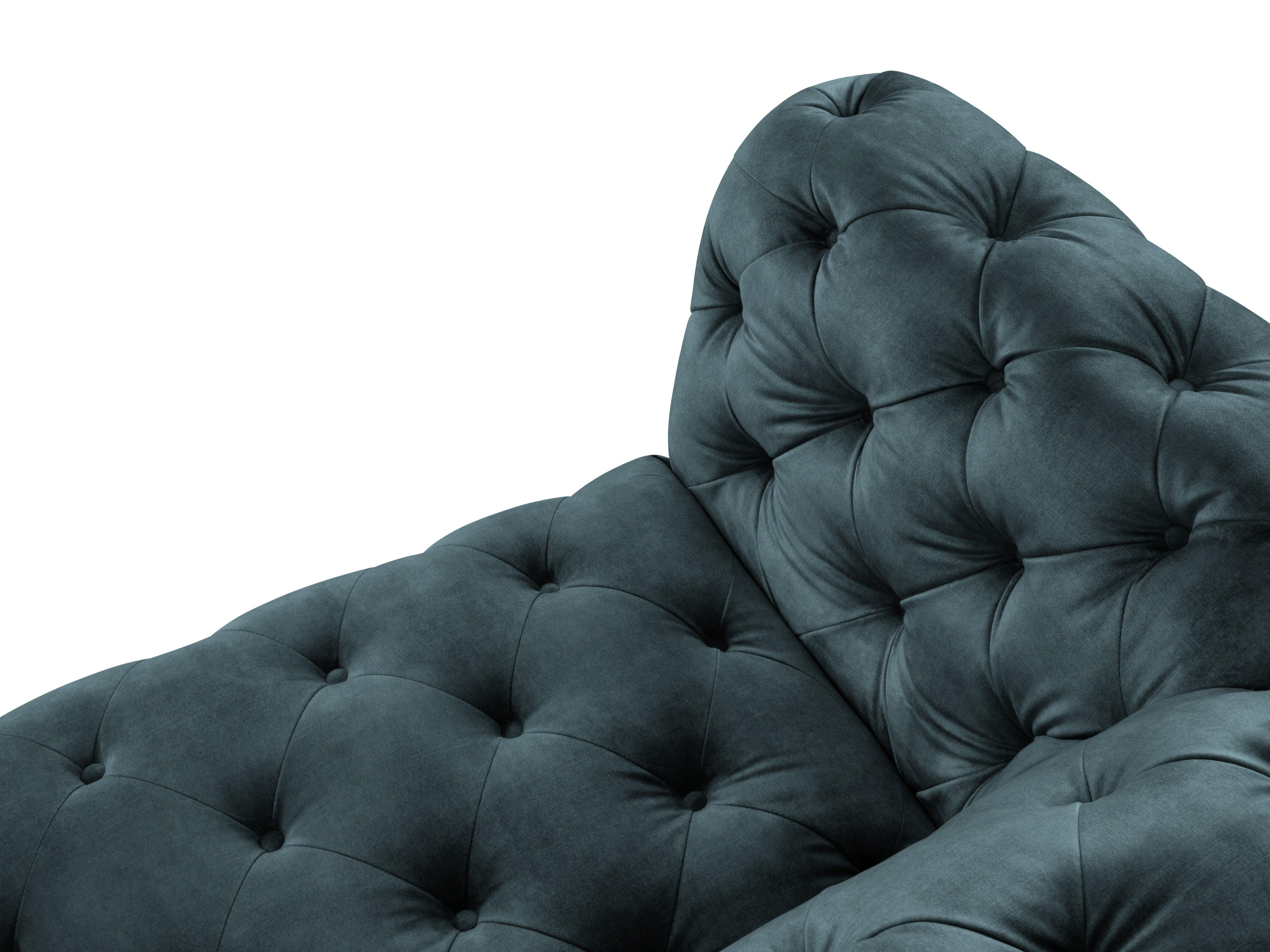 Sofa aksamitna 3-osobowa LOGE petrol Windsor & Co Eye on Design