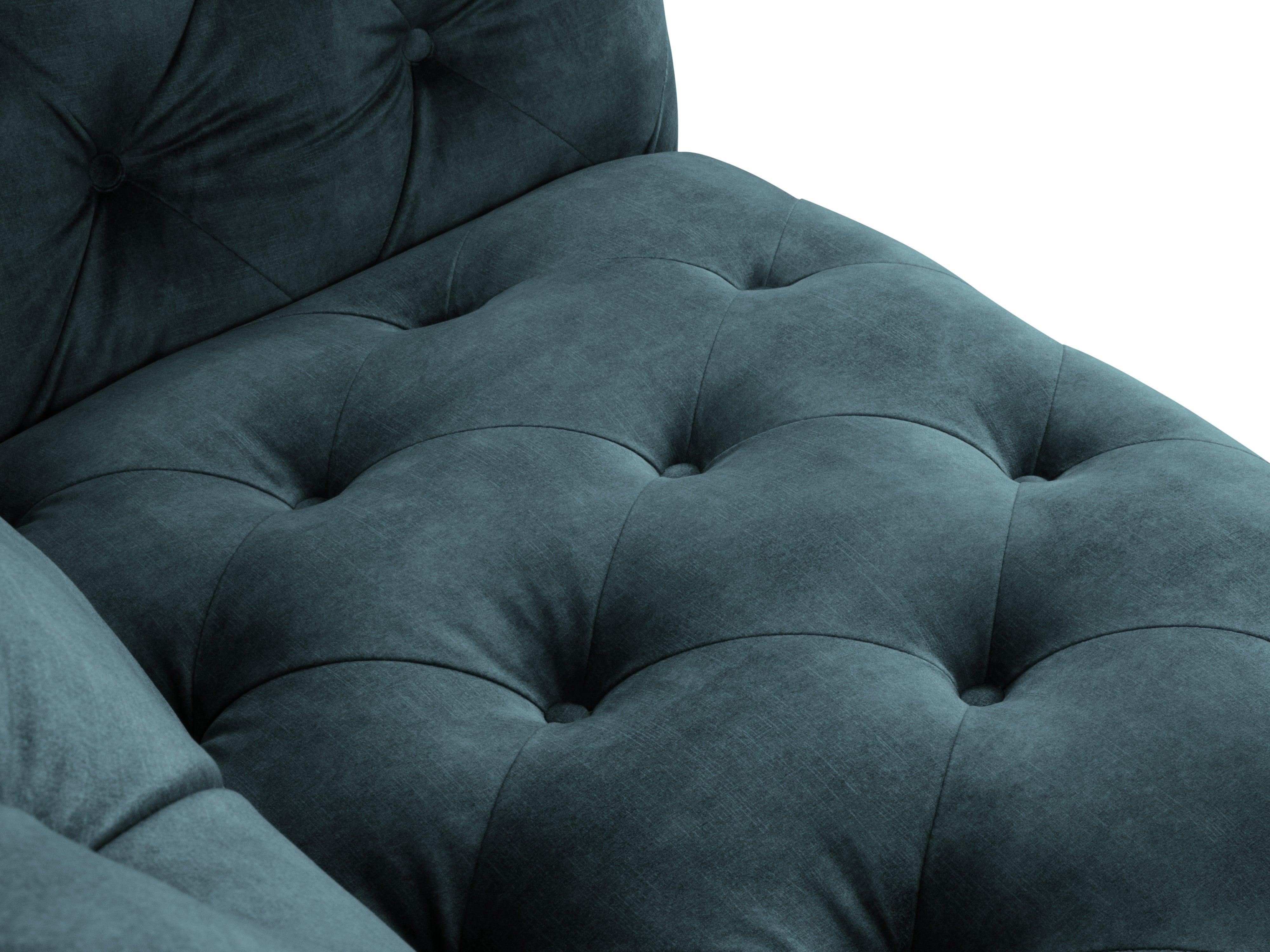 Sofa aksamitna 3-osobowa LOGE petrol Windsor & Co Eye on Design