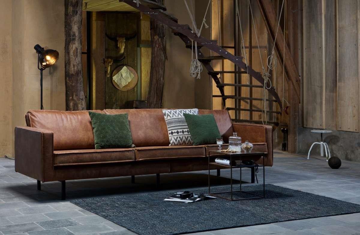 Sofa aksamitna 3-osobowa RODEO antracytowy Be Pure Eye on Design
