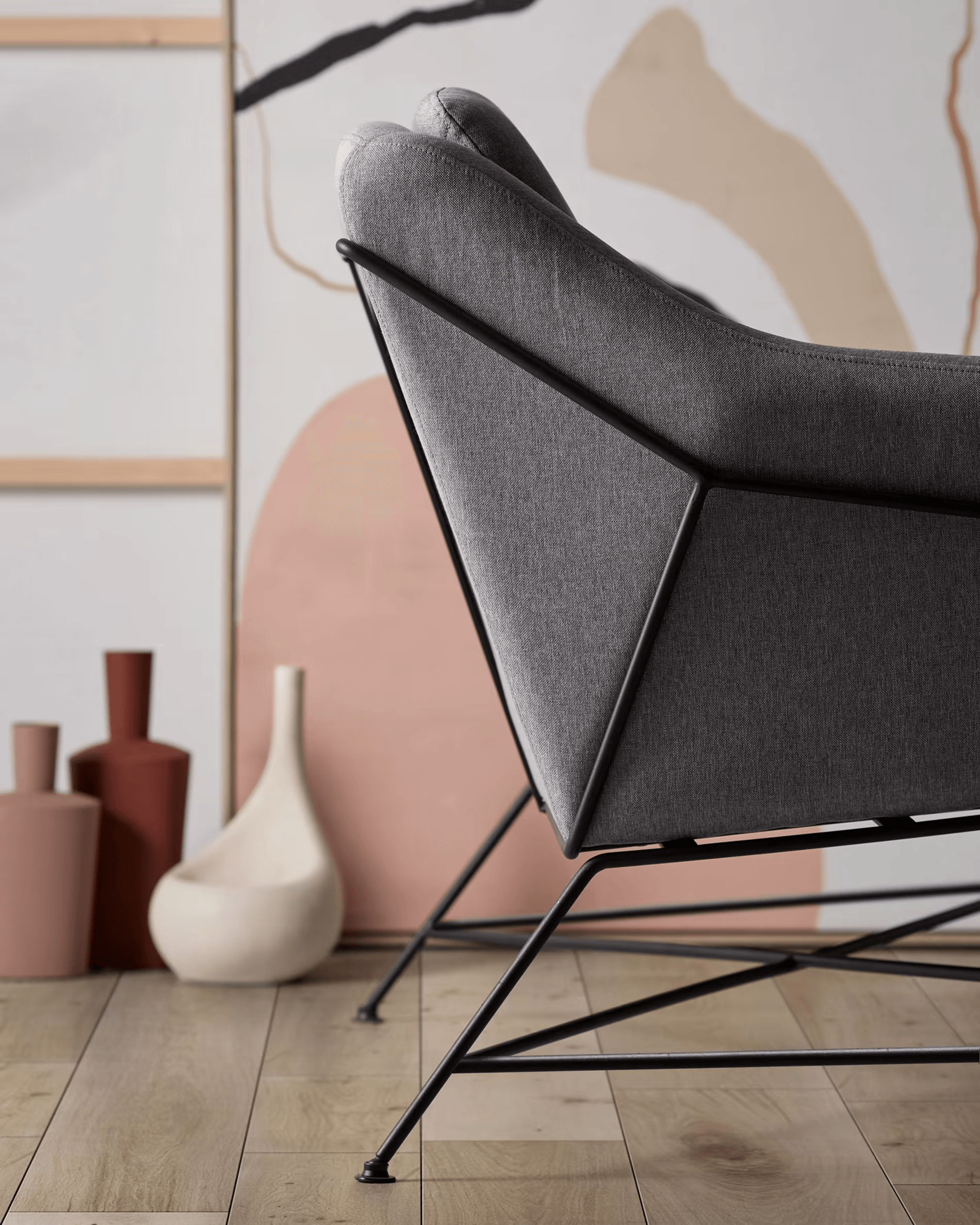 Sofa BRIDA ciemnoszary La Forma Eye on Design