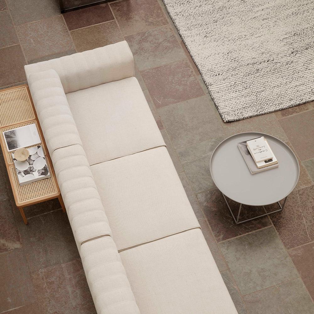 Sofa modułowa 3-osobowa RIFF boucle kremowy NORR11 Eye on Design