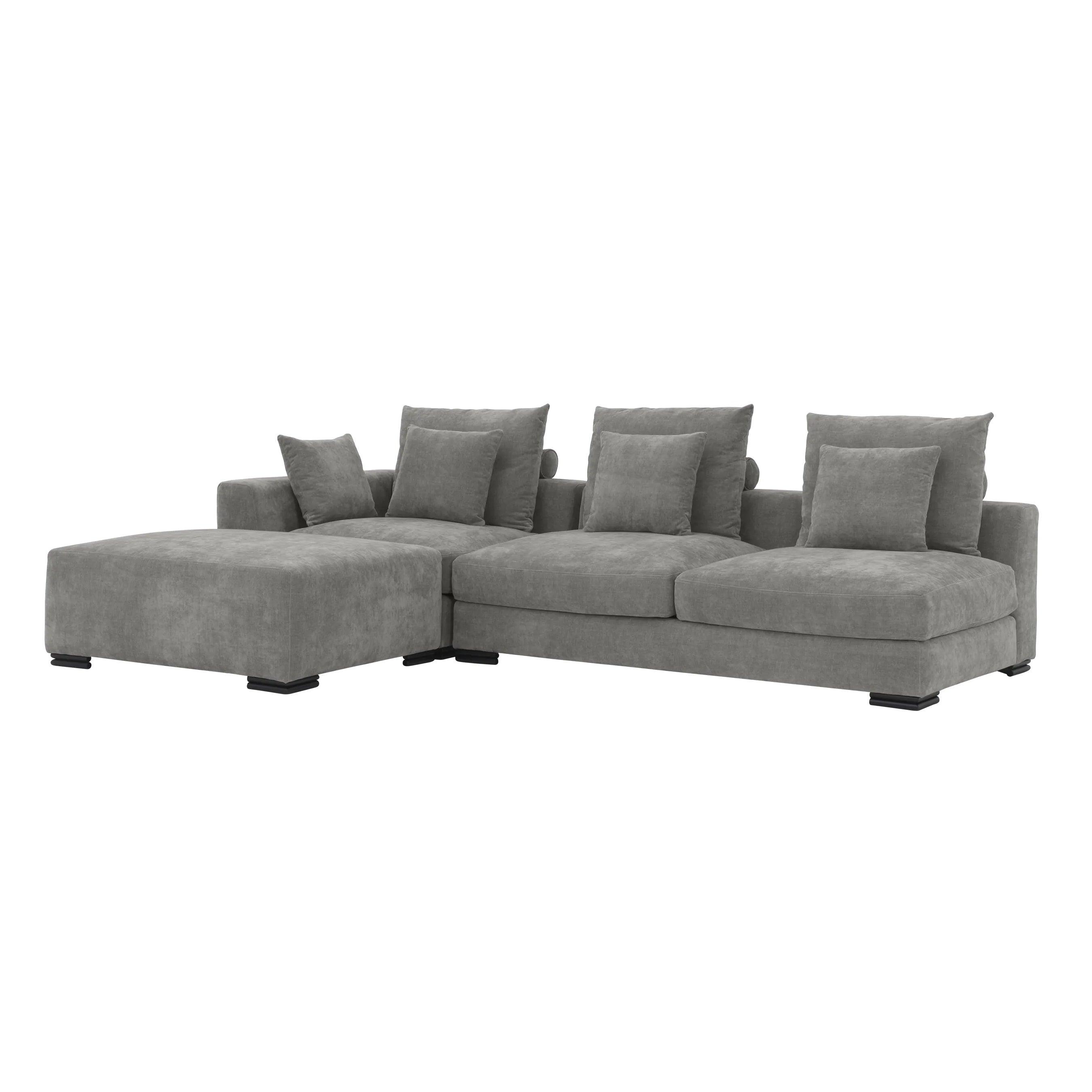 Sofa modułowa CLIFFORD - element narożny szary Eichholtz Eye on Design